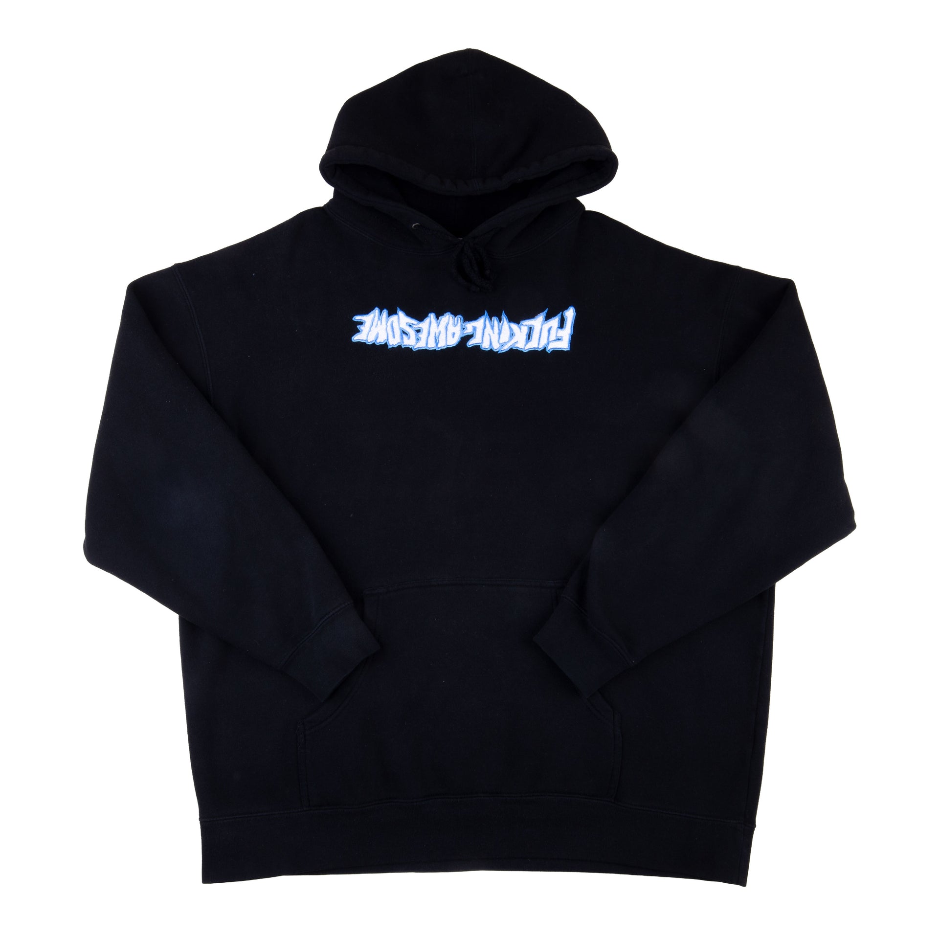 FuckingAwesome Black Upside Down Logo Hoodie PRE-OWNED
