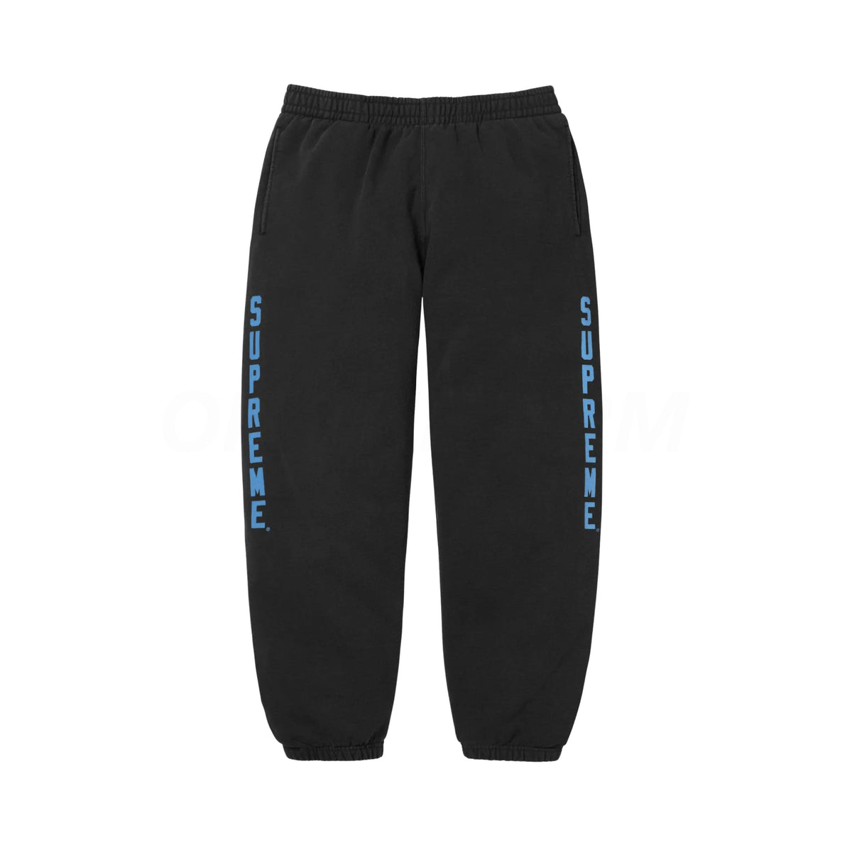 Supreme Black Washed Logo Sweatpants