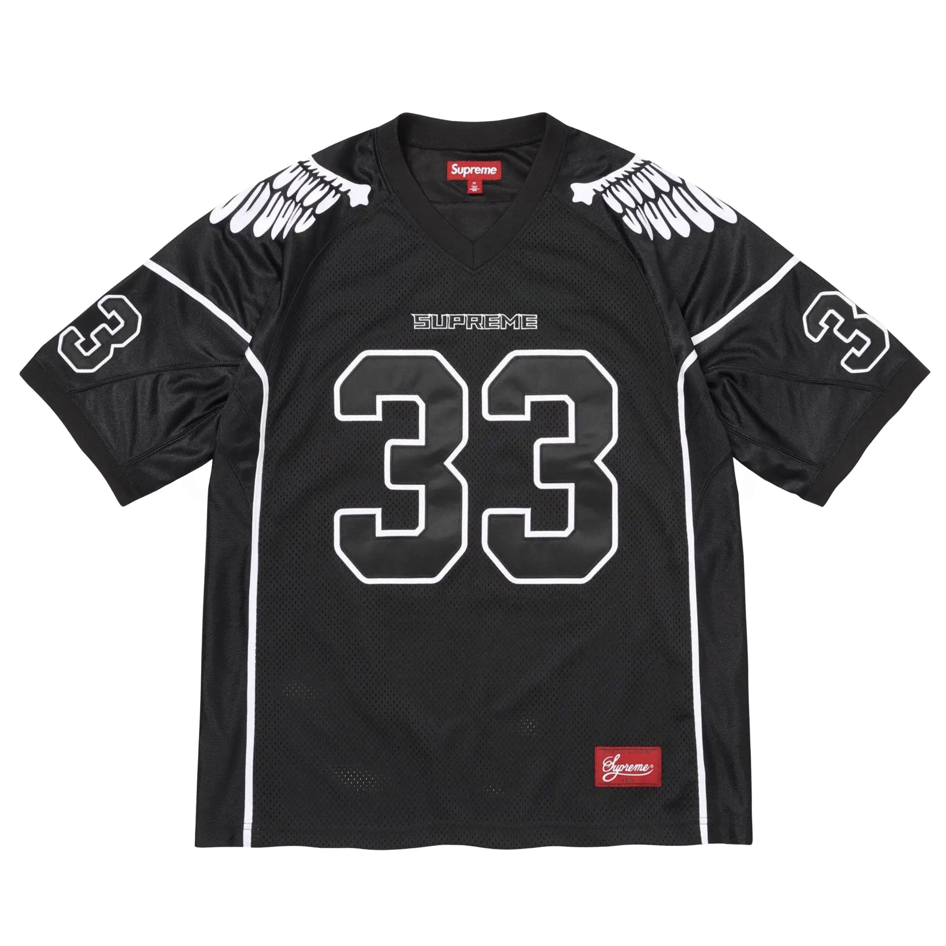 Supreme Black Wings Football Jersey