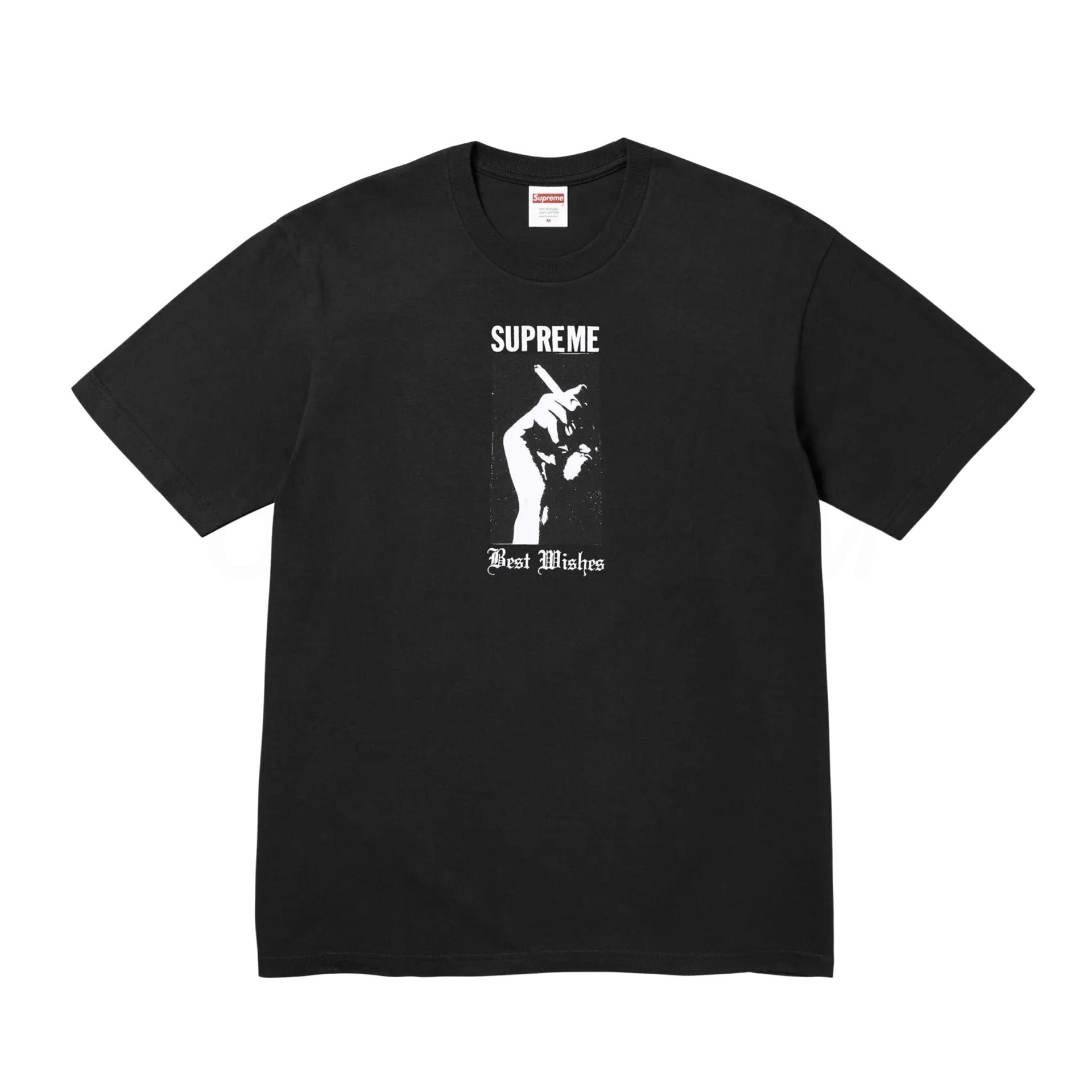 Supreme Black Best Wishes Tee