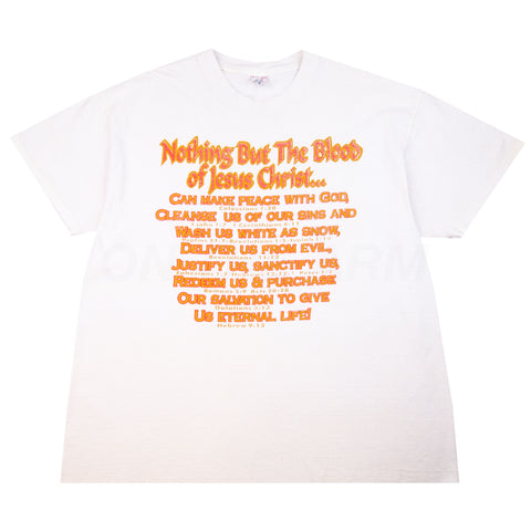 Vintage White Blood of Jesus Christ Tee (2000's)