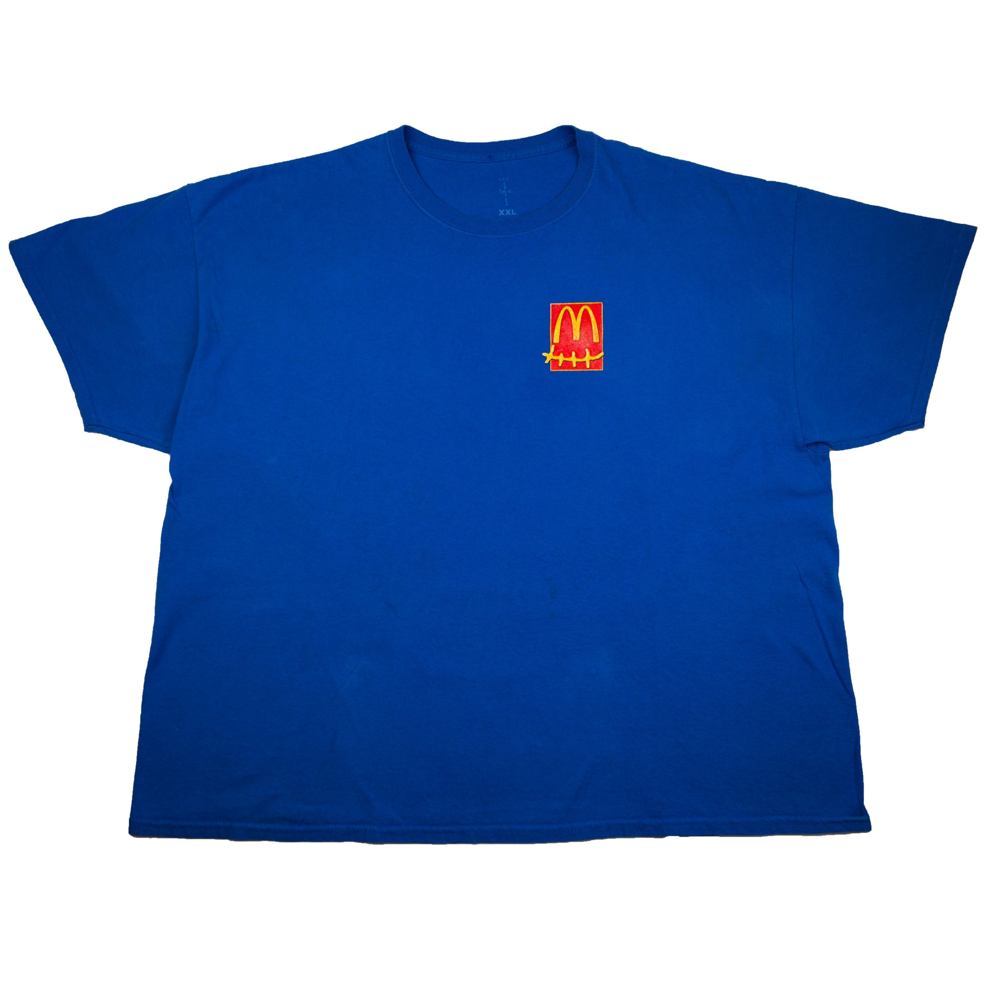 Travis Scott Blue McDonald's Action Figure Series III Tee PRE-OWNED