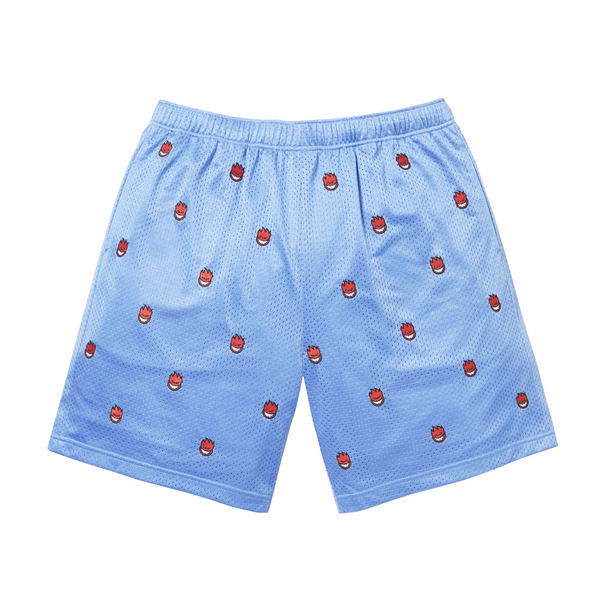 Supreme Light Blue Spitfire Mesh Shorts