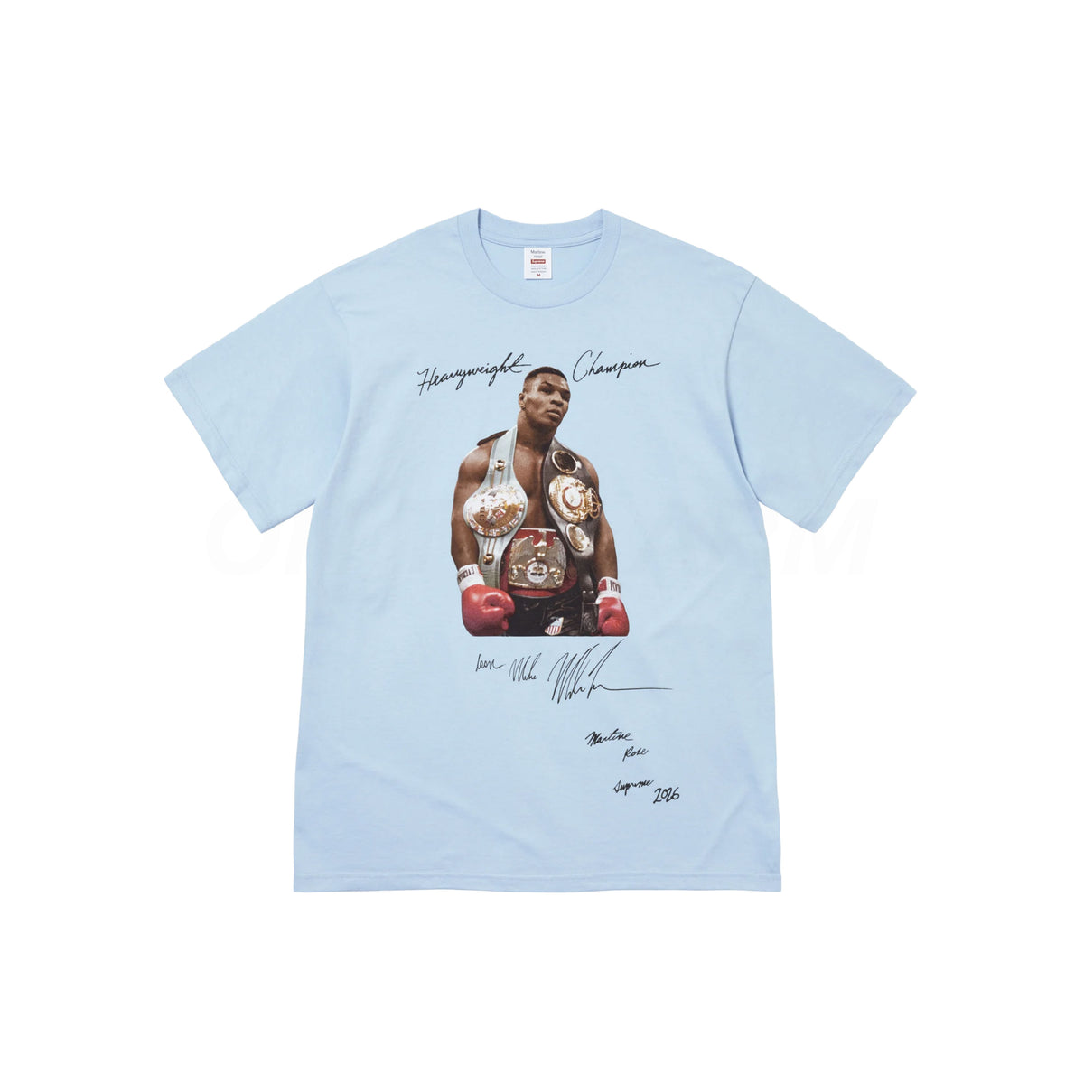 Supreme Powder Blue Martine Rose Champion Tee