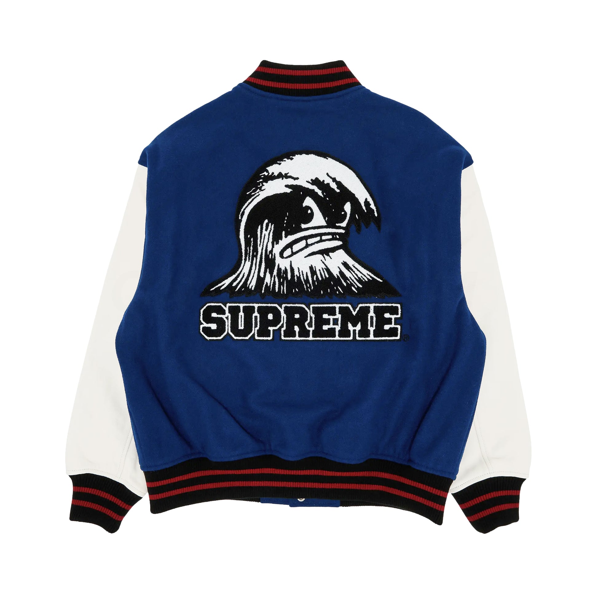 Supreme Blue Wave Varsity Jacket