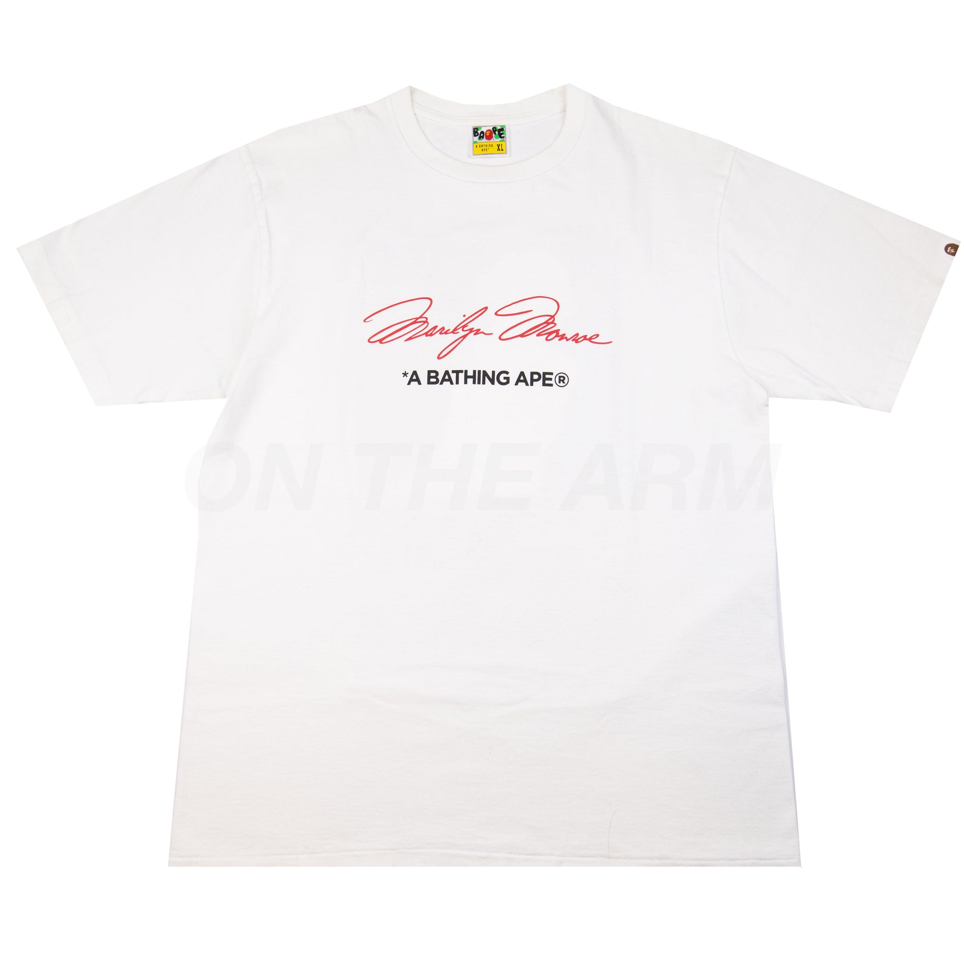 Bape White Marilyn Monroe Tee PRE-OWNED