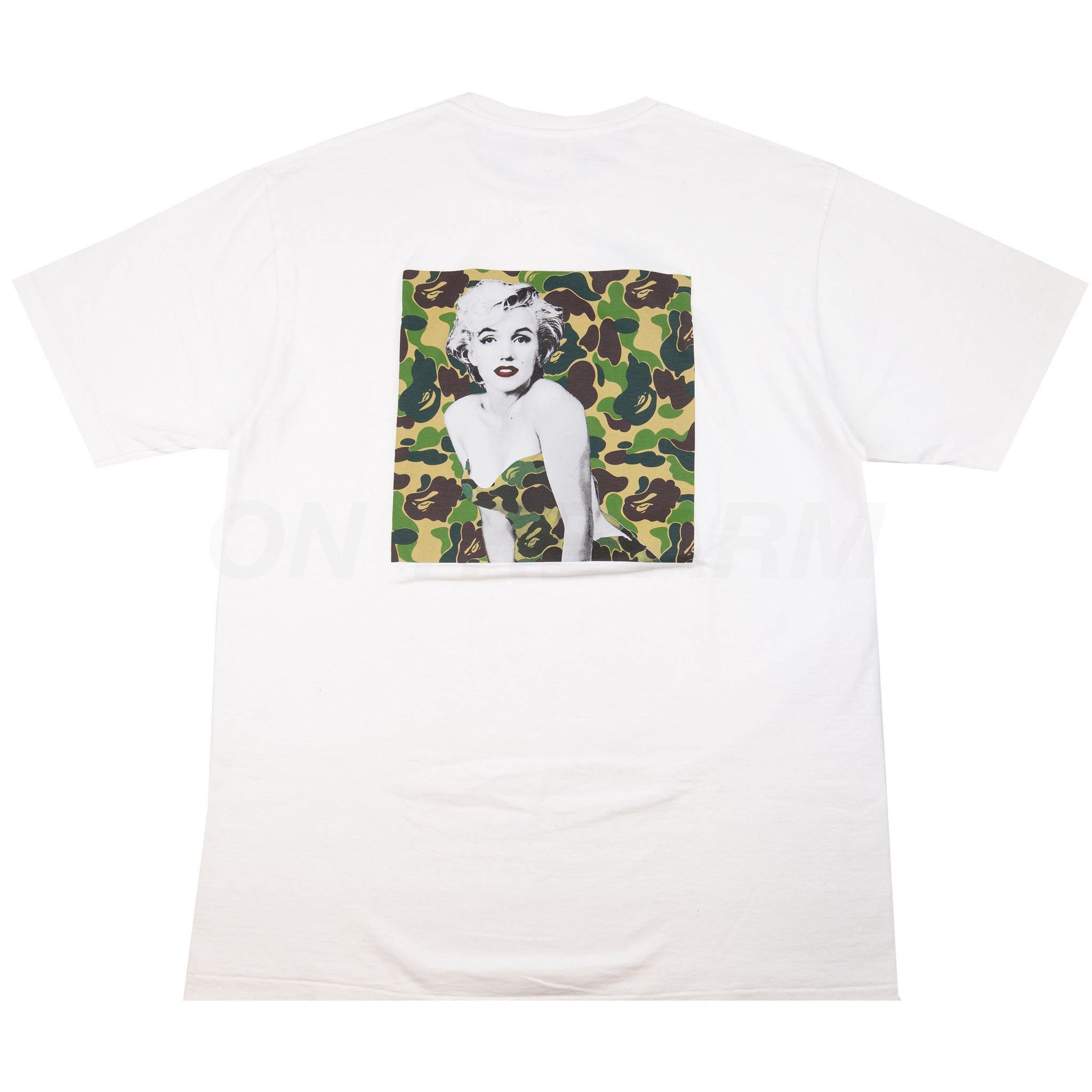 Bape White Marilyn Monroe Tee PRE-OWNED