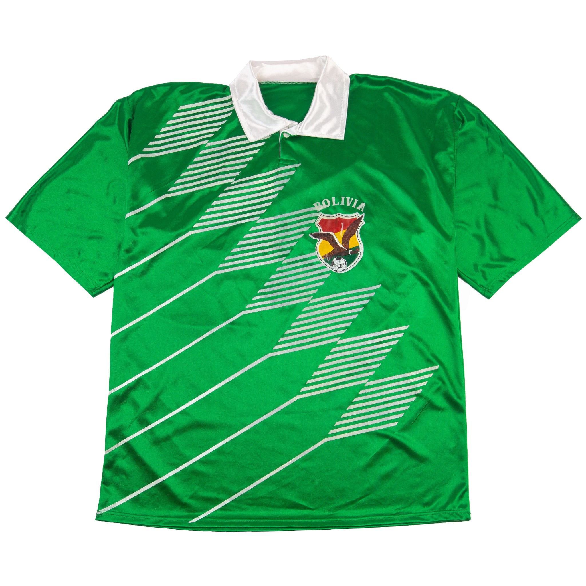 Vintage Green Bolivia Satin Jersey (1990's)