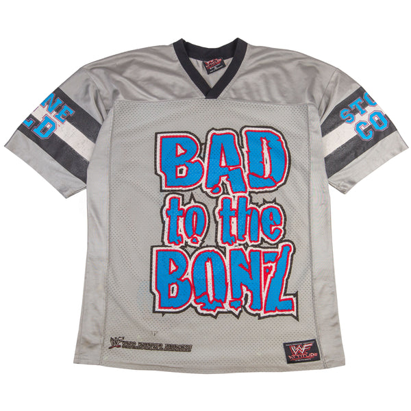 Vintage Grey Stone Cold Steve Austin Bad to the Bonz Jersey (1999)