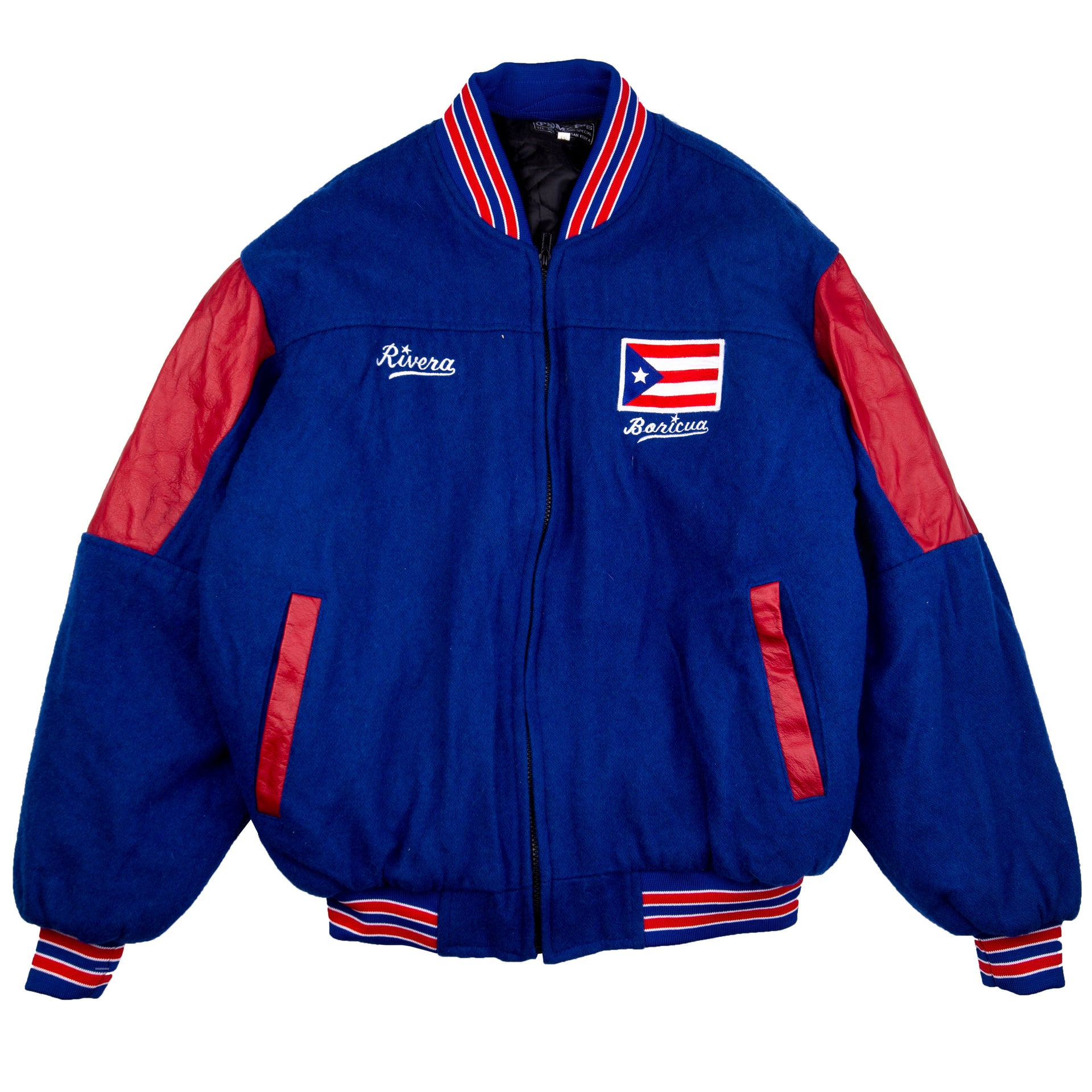 Vintage Blue Puerto Rico Boricua Jacket (1990's)