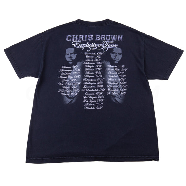 Vintage Black Chris Brown Exclusive Tour Tee (2000's)