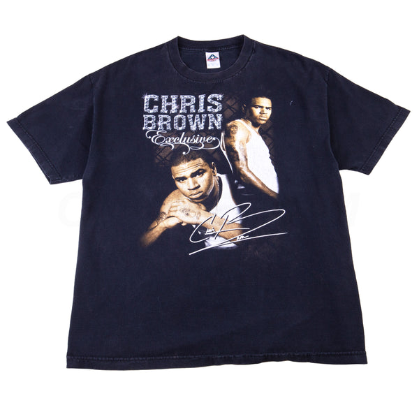 Vintage Black Chris Brown Exclusive Tour Tee (2000's)