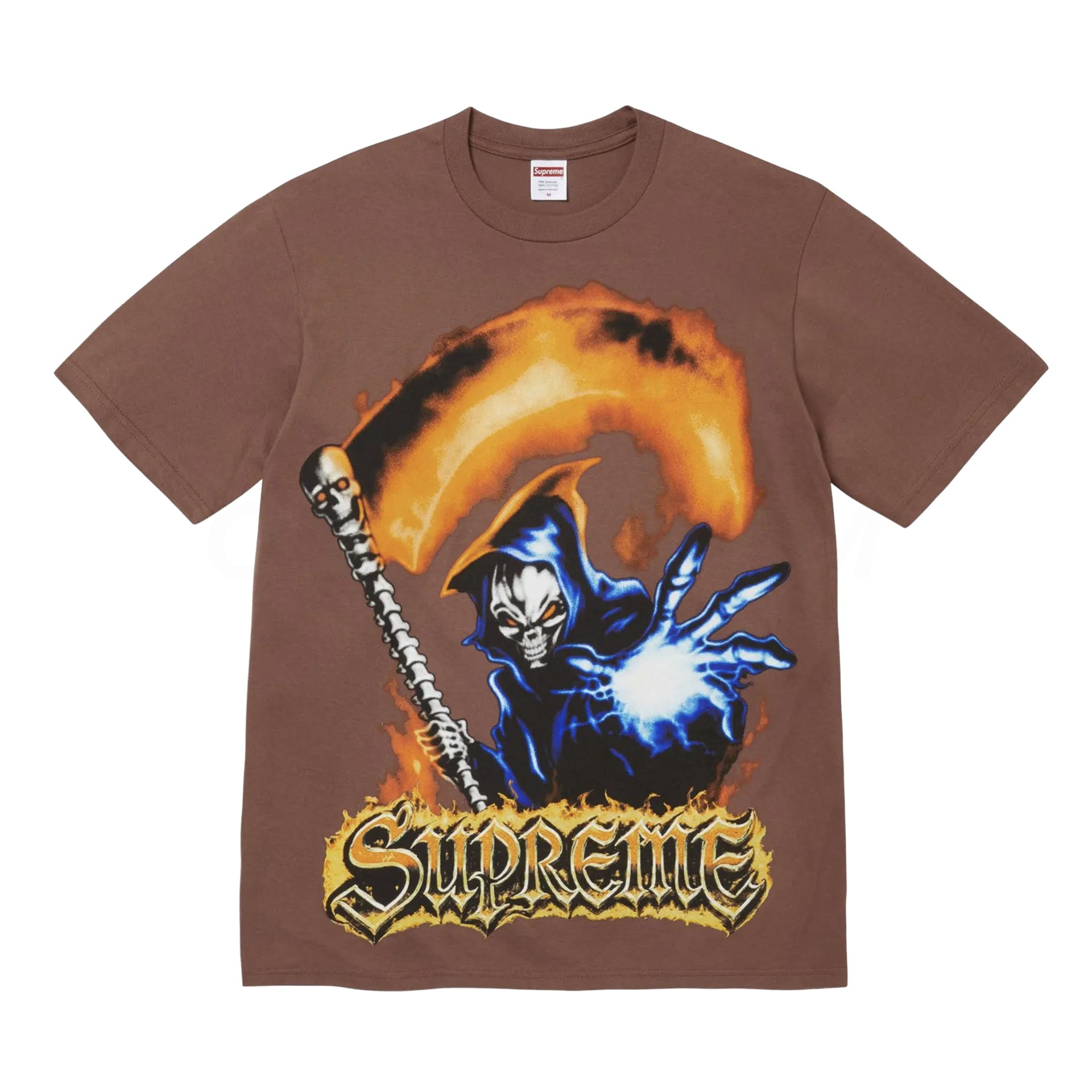 Supreme Brown Grim Reaper Tee