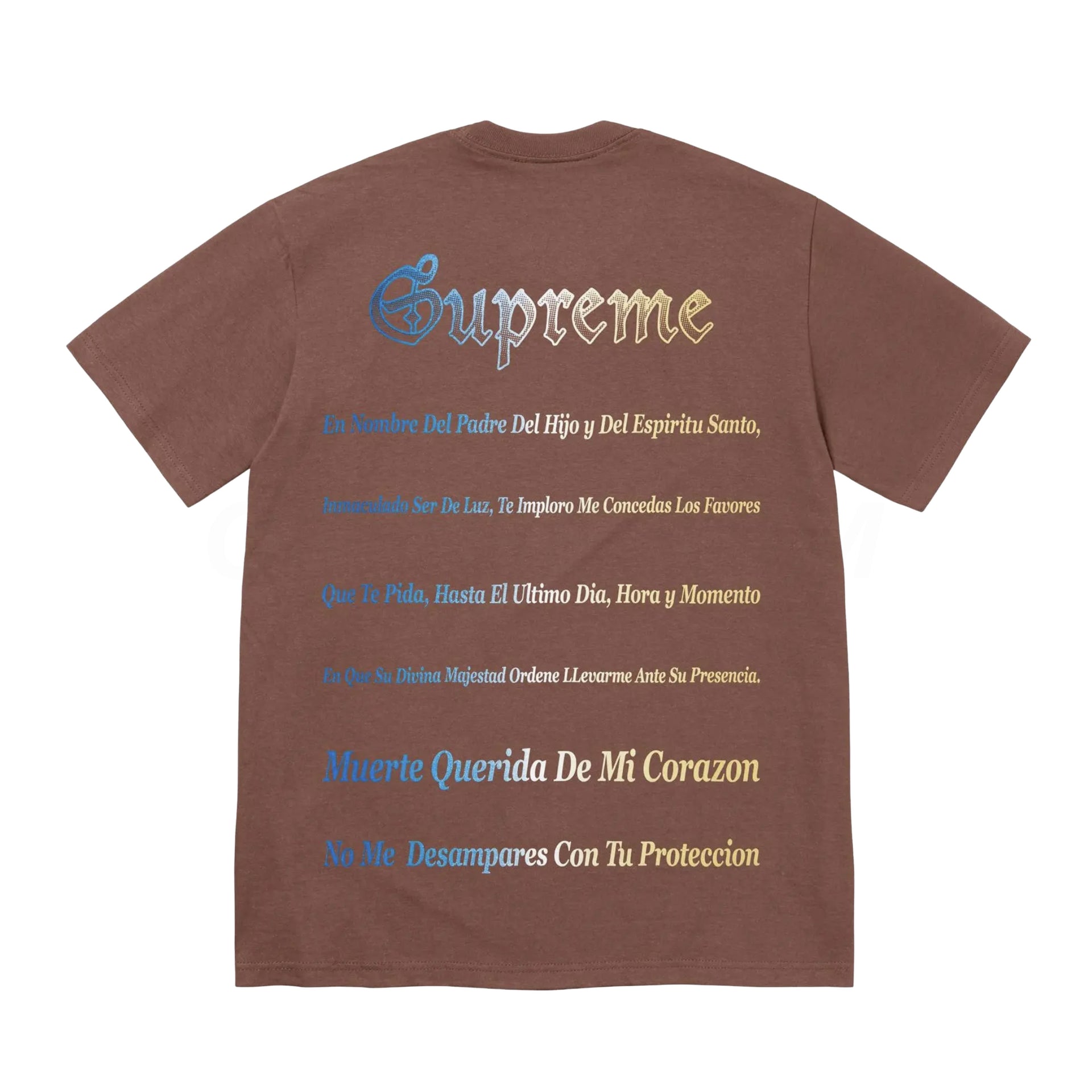 Supreme Brown Grim Reaper Tee