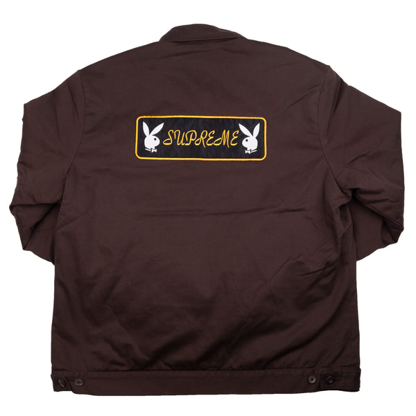 Supreme Brown Playboy Work Jacket PRE-OWNED