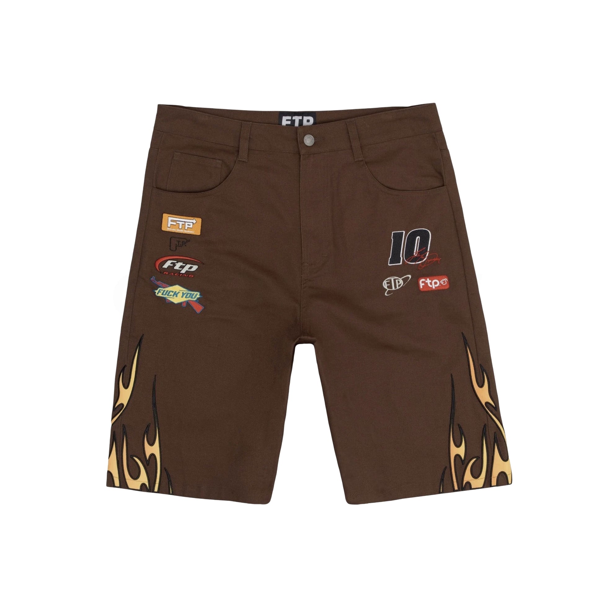 FTP Brown Raceway Shorts
