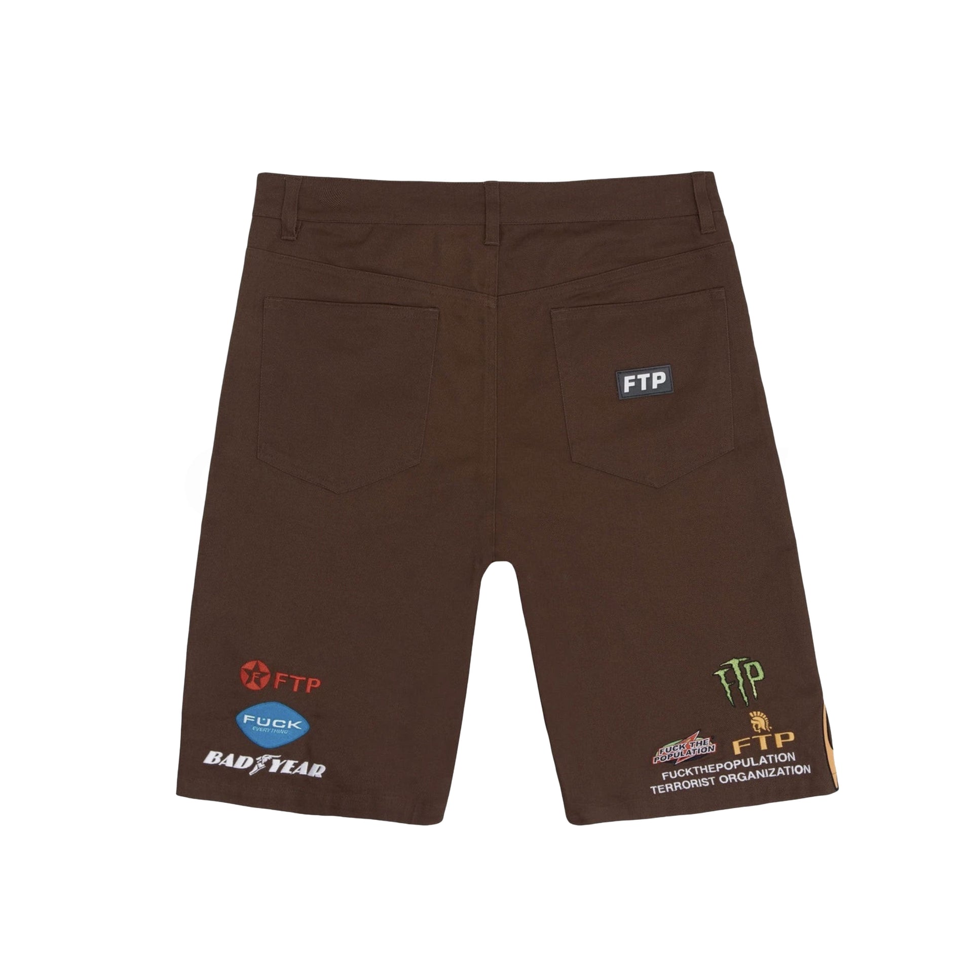 FTP Brown Raceway Shorts
