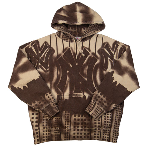 Supreme Brown NY Yankees Airbrush Hoodie PRE-OWNED