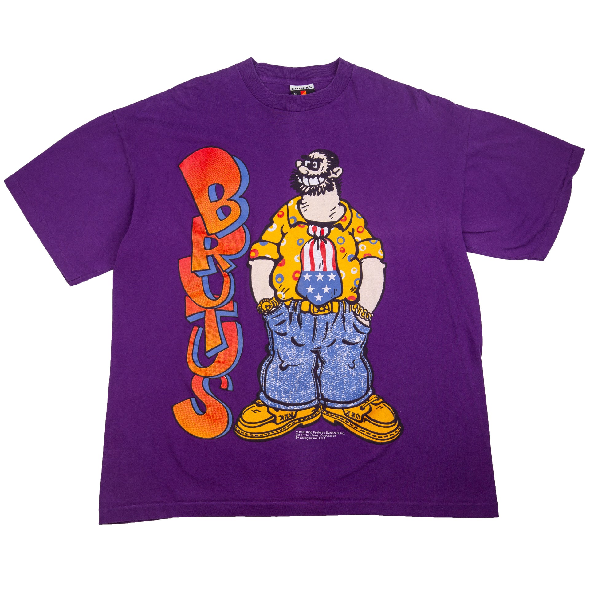 Vintage Purple Brutus Popeye Tee (1993)