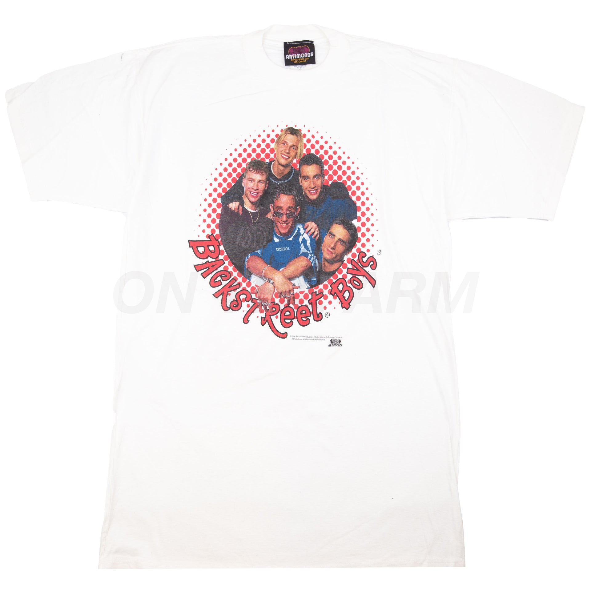 Vintage White Backstreet Boys Tee (1996)