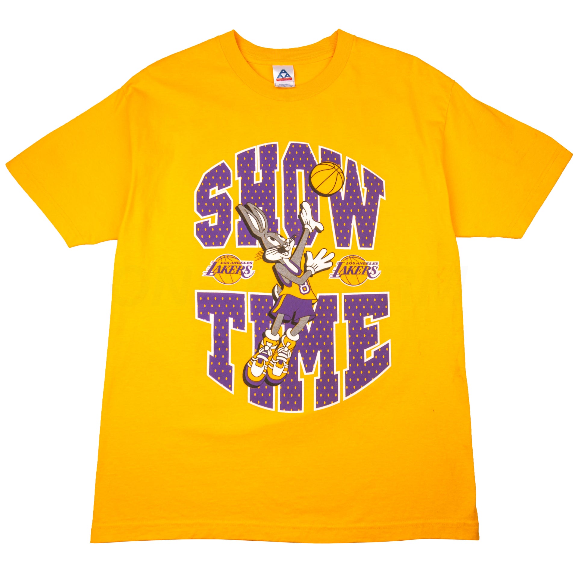 Vintage Yellow LA Lakers Bugs Bunny Tee