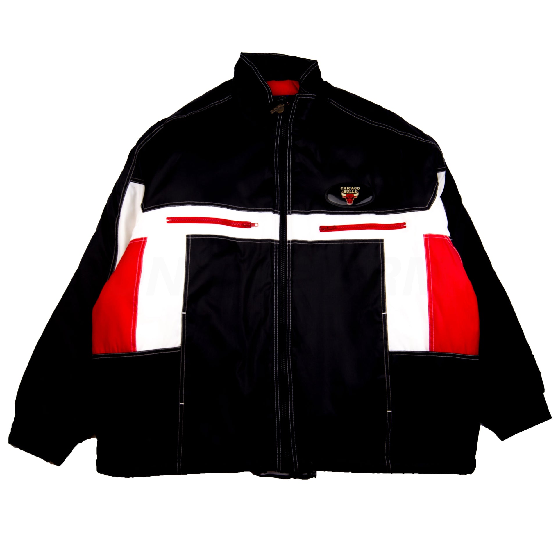Vintage Black Chicago Bulls Pro Player Jacket (1990's)