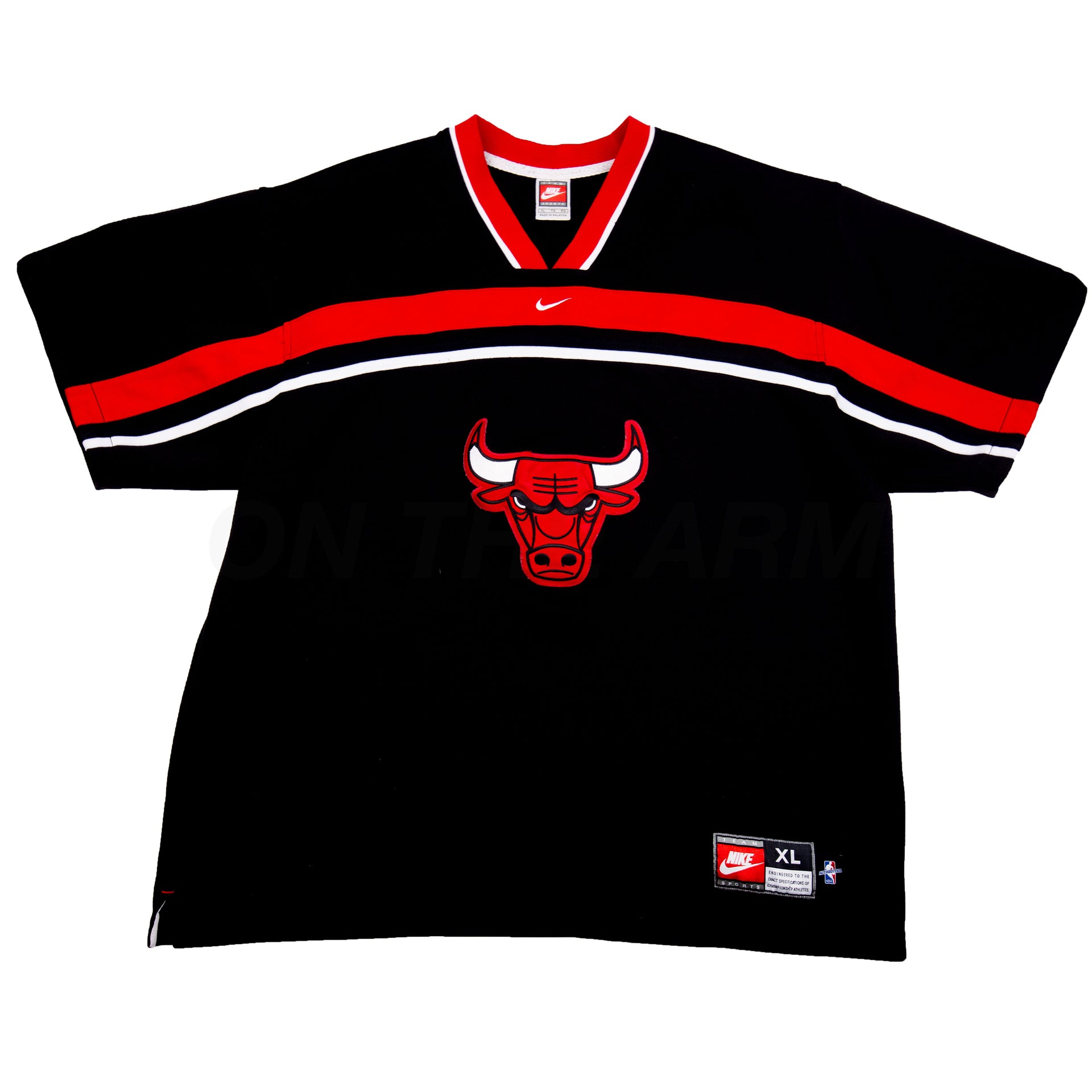 Vintage Black Nike Chicago Bulls Shooting Top (1990's)