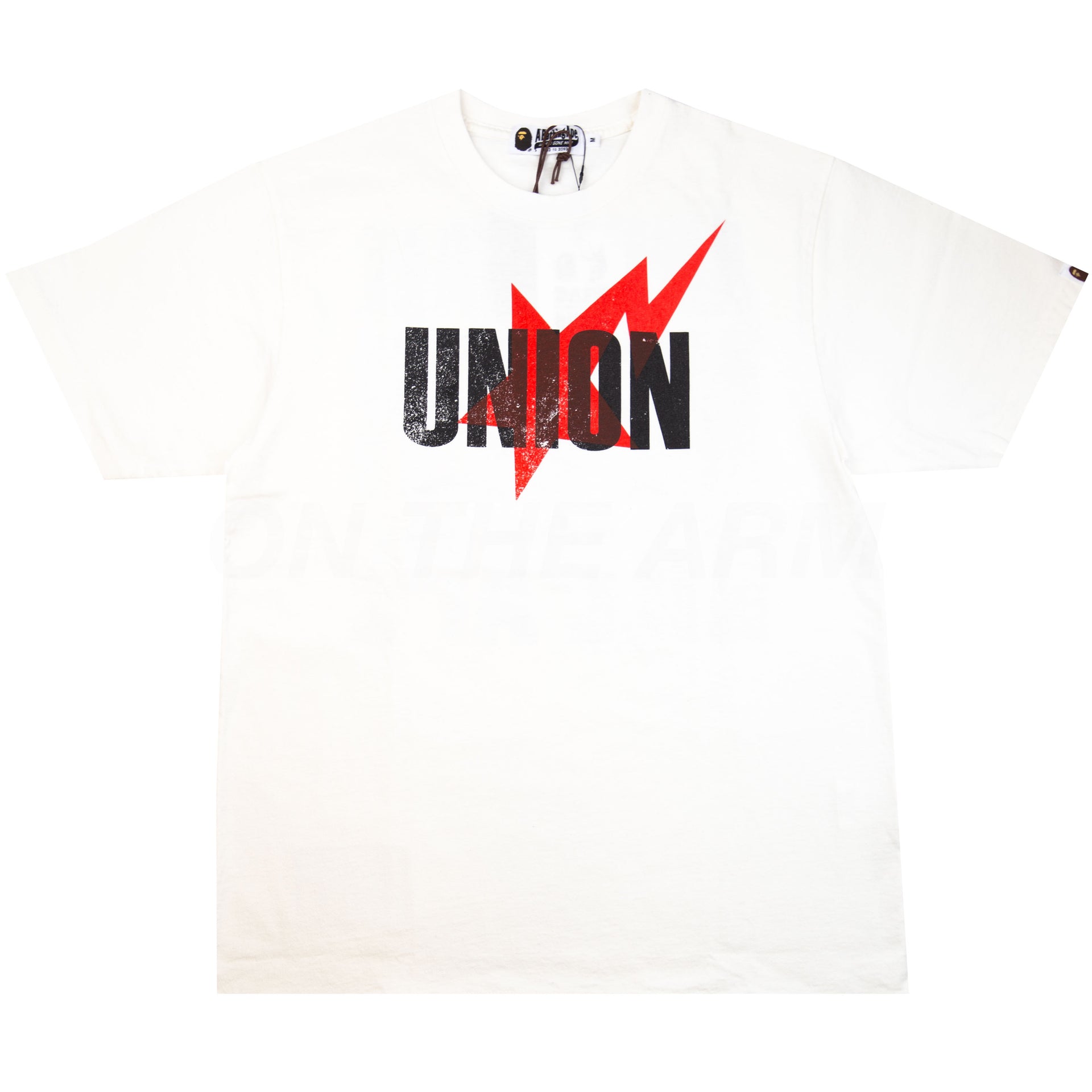 Bape White Union Sta Tee
