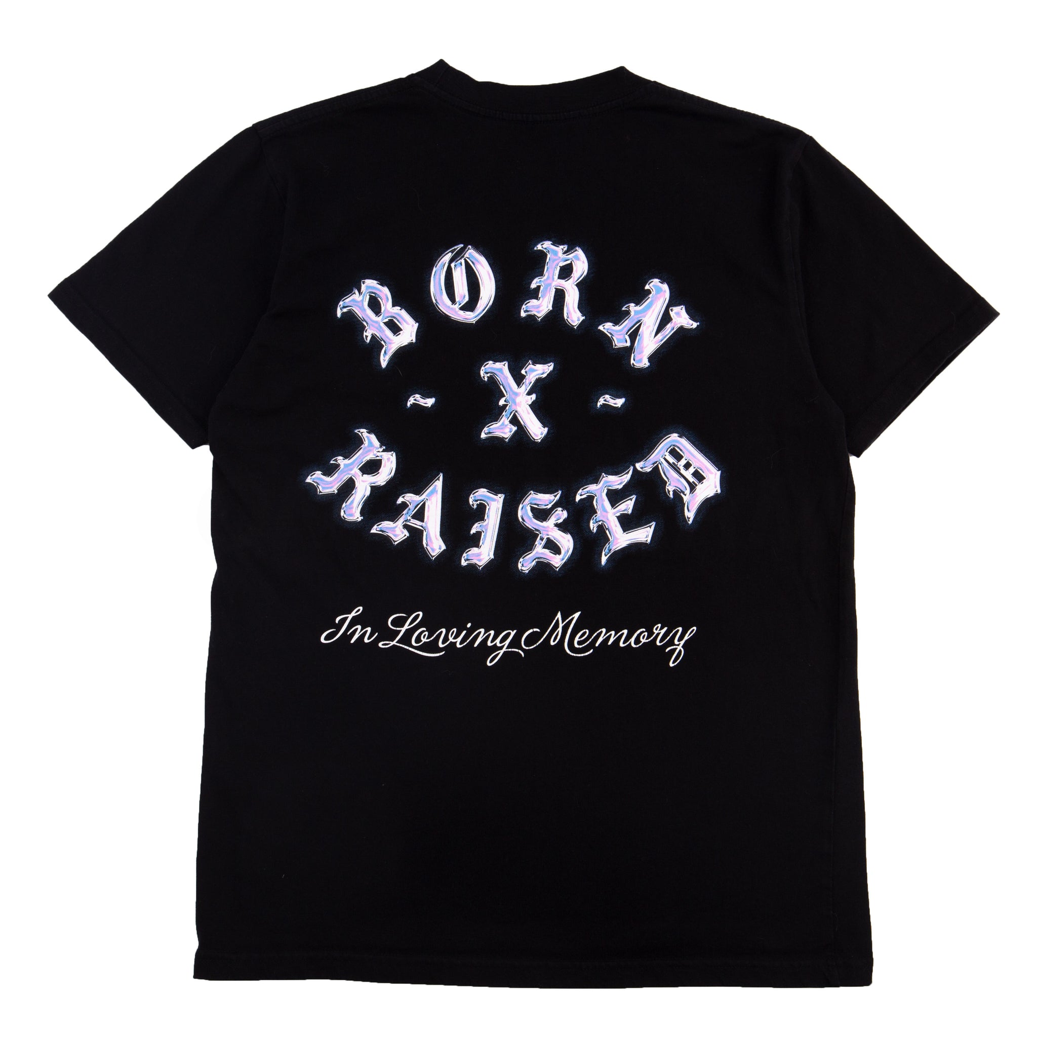 Born X Raised Black In Loving Memory Tee PRE-OWNED