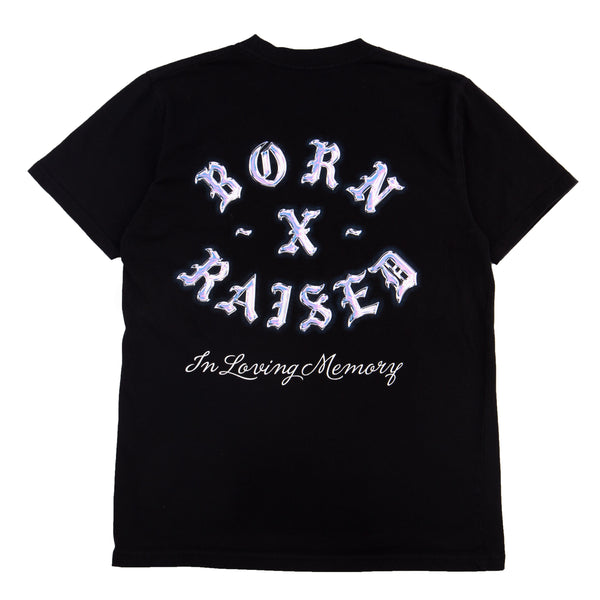 Born X Raised Black In Loving Memory Tee PRE-OWNED