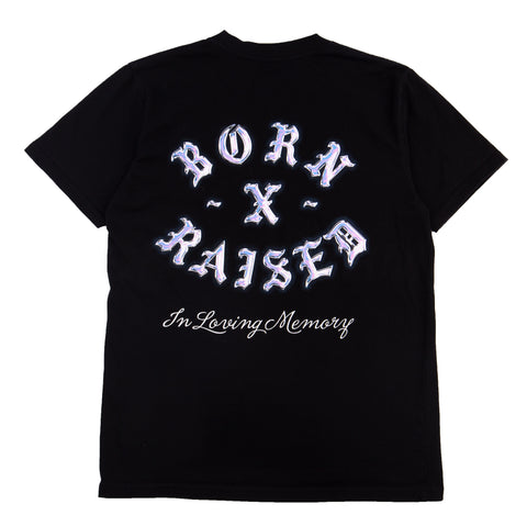Born X Raised Black In Loving Memory Tee PRE-OWNED