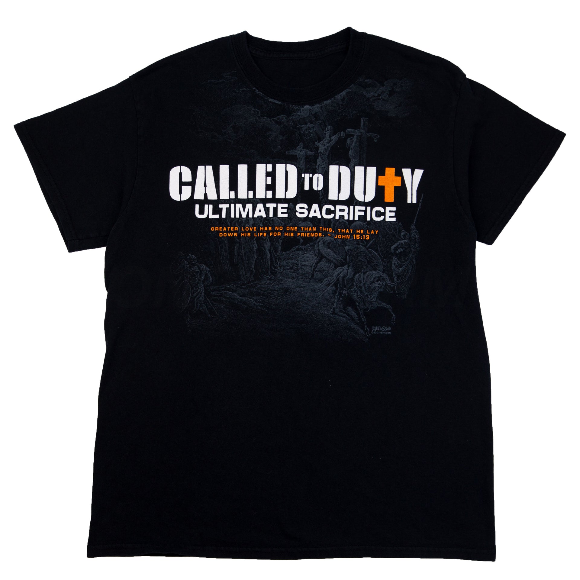 Vintage Black Called To Duty Black Ops Tee