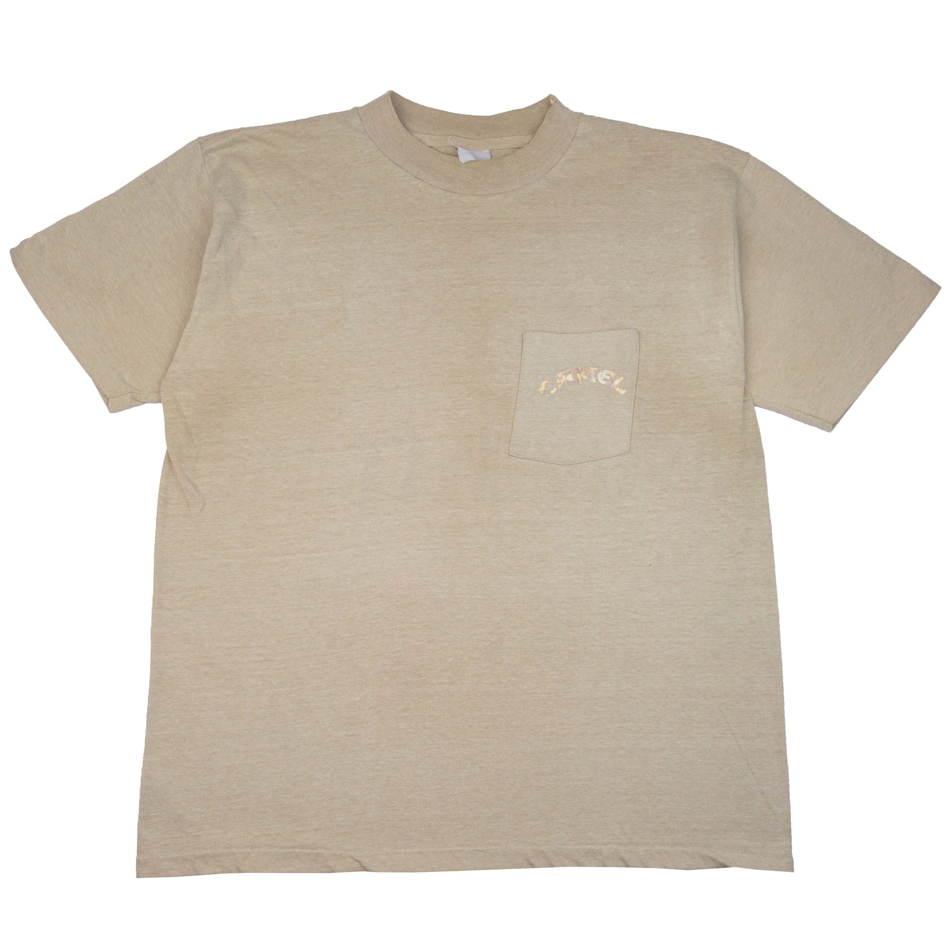 Vintage Tan Camel Pocket Tee (1992)