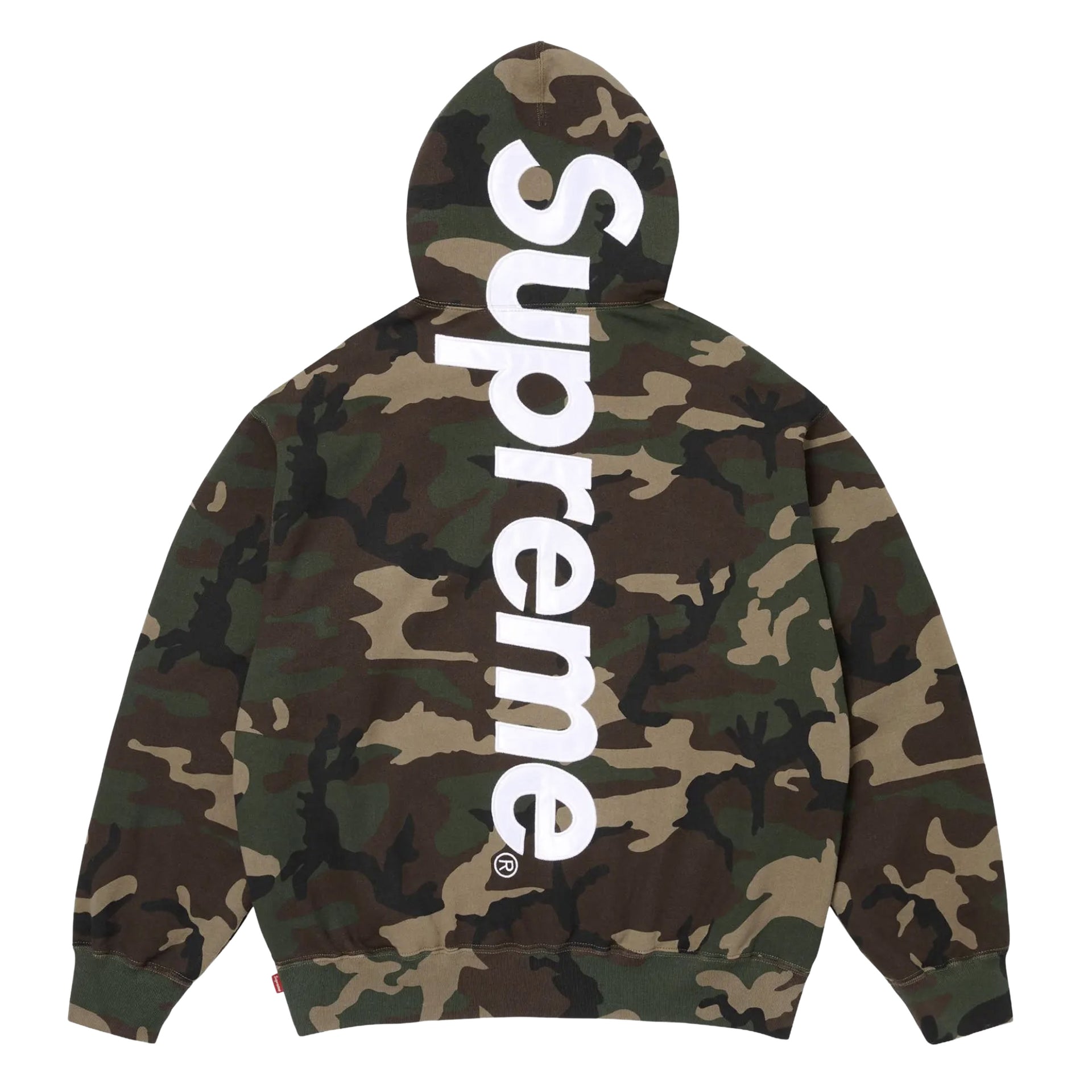 Supreme Military Camo Applique Hoodie