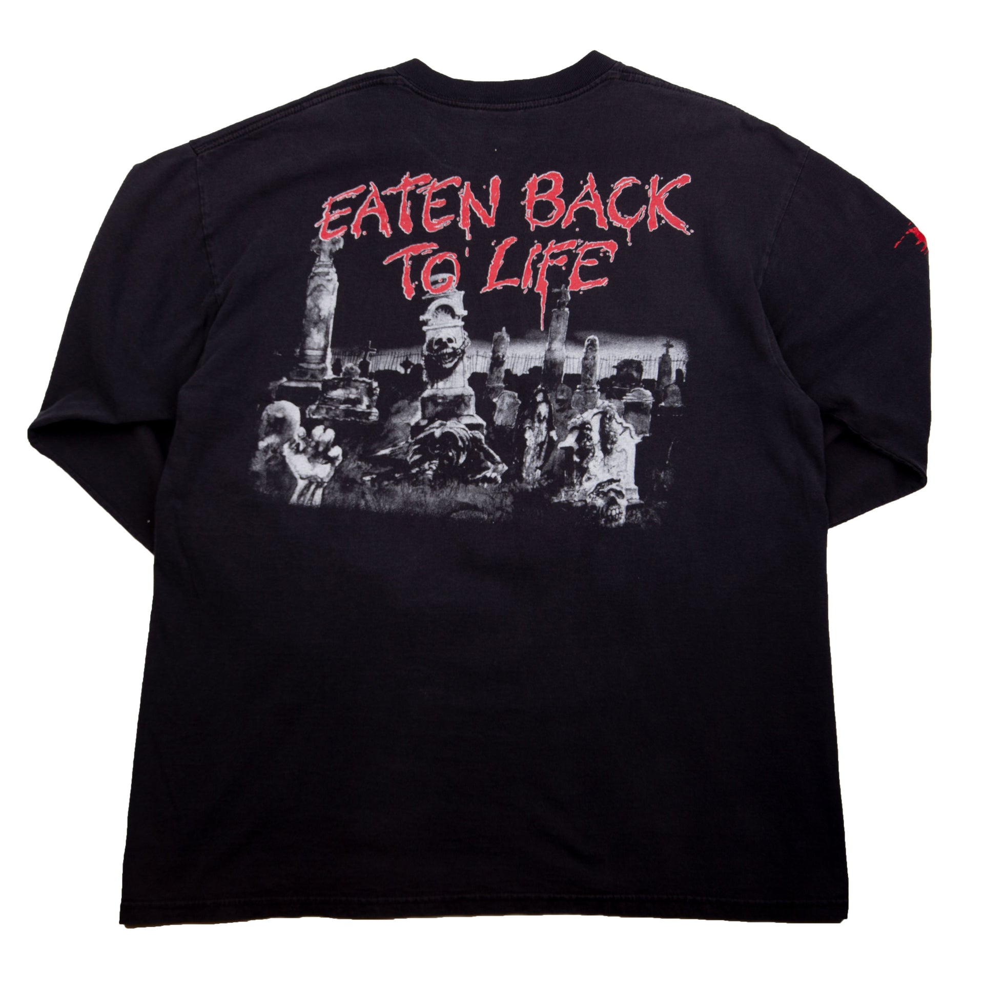 Vintage Black Cannibal Corpse Eaten Back To Life L/S (1990's)