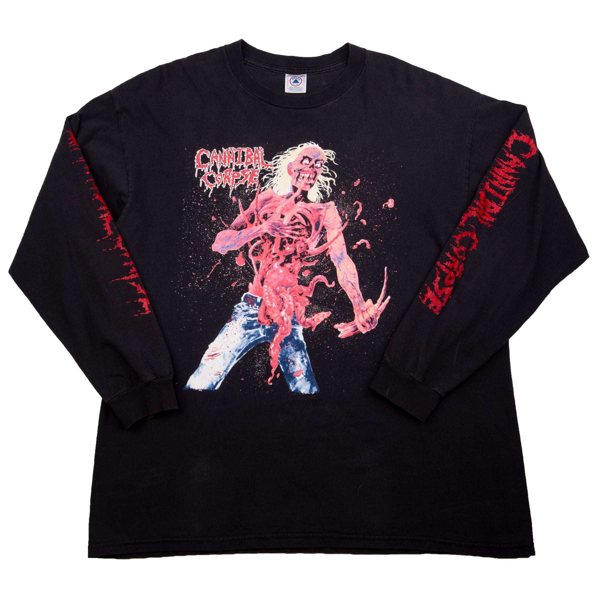 Vintage Black Cannibal Corpse Eaten Back To Life L/S (1990's)