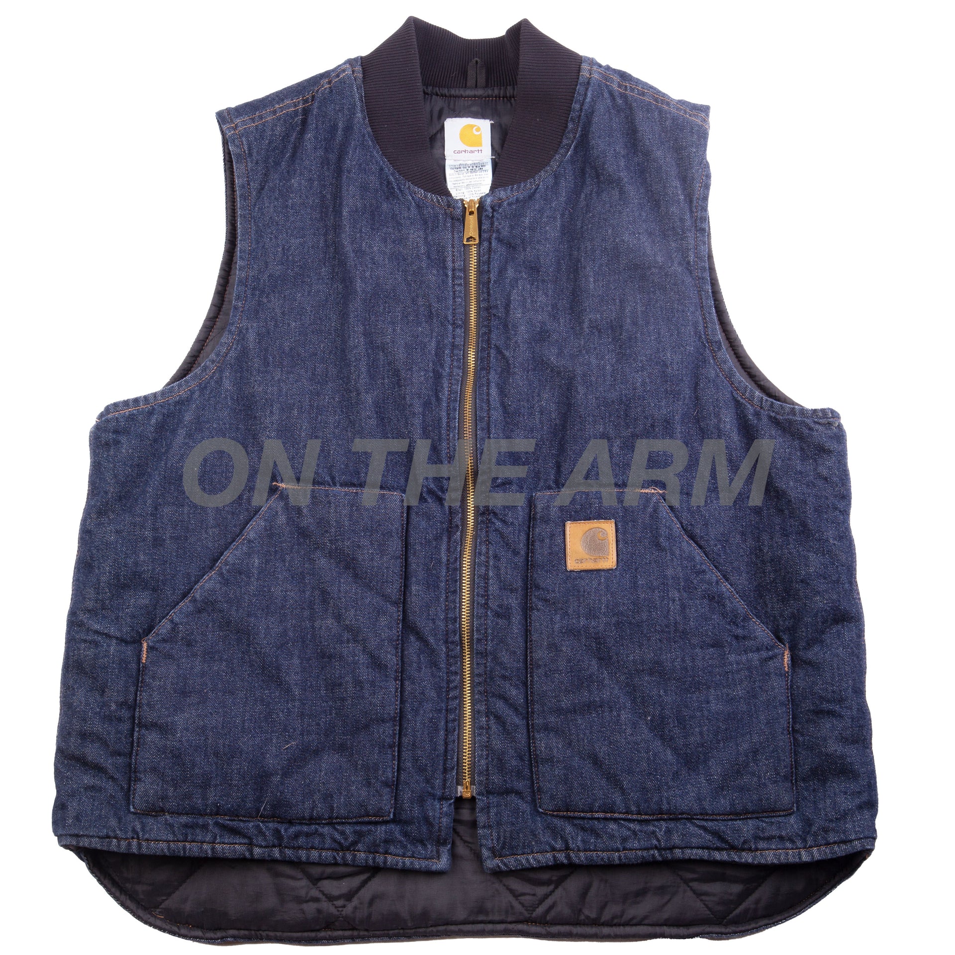 Vintage Indigo Denim Carhartt Vest