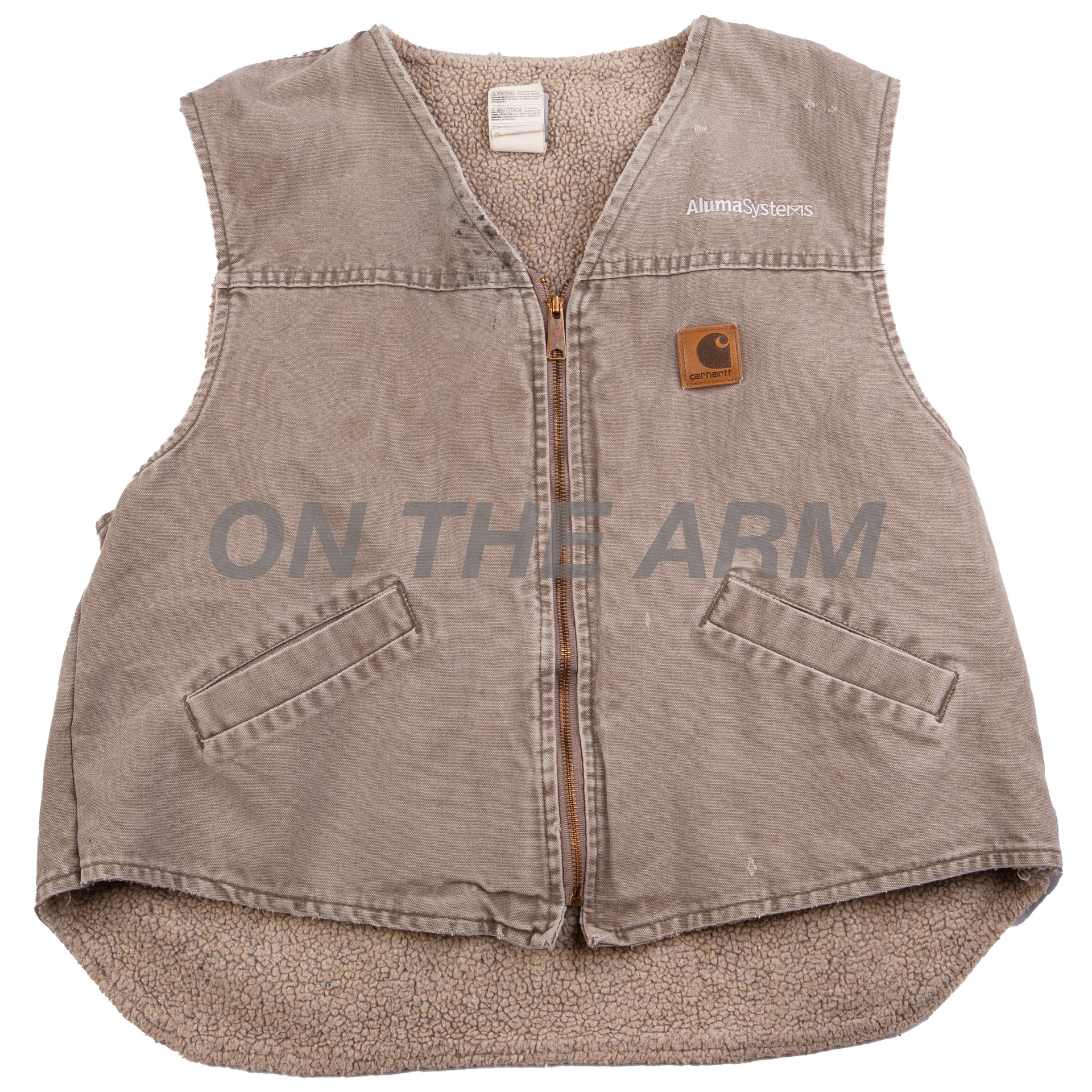 Vintage Khaki Denim Carhartt Vest