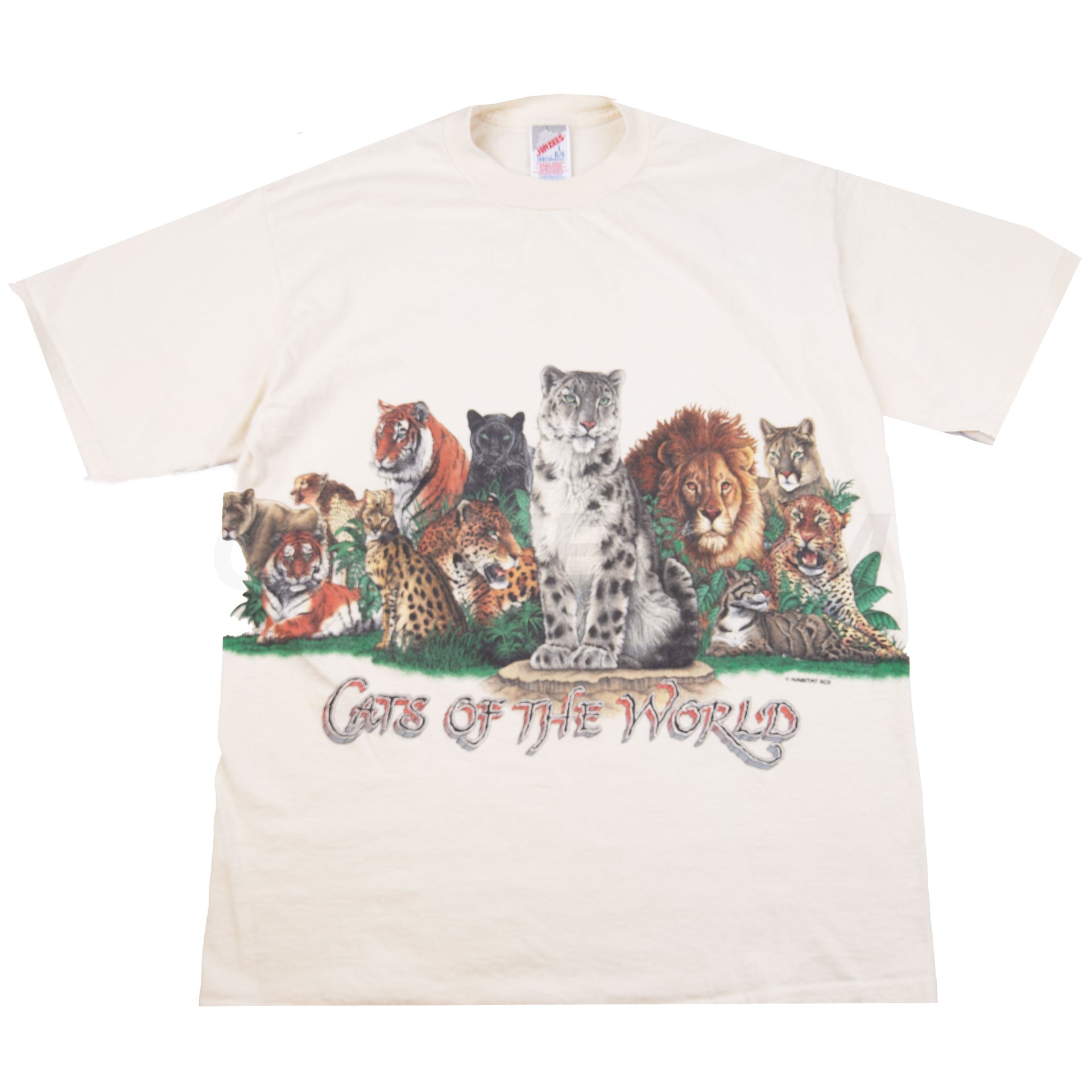 Vintage Natural Cats Of The World Tee (1990's)