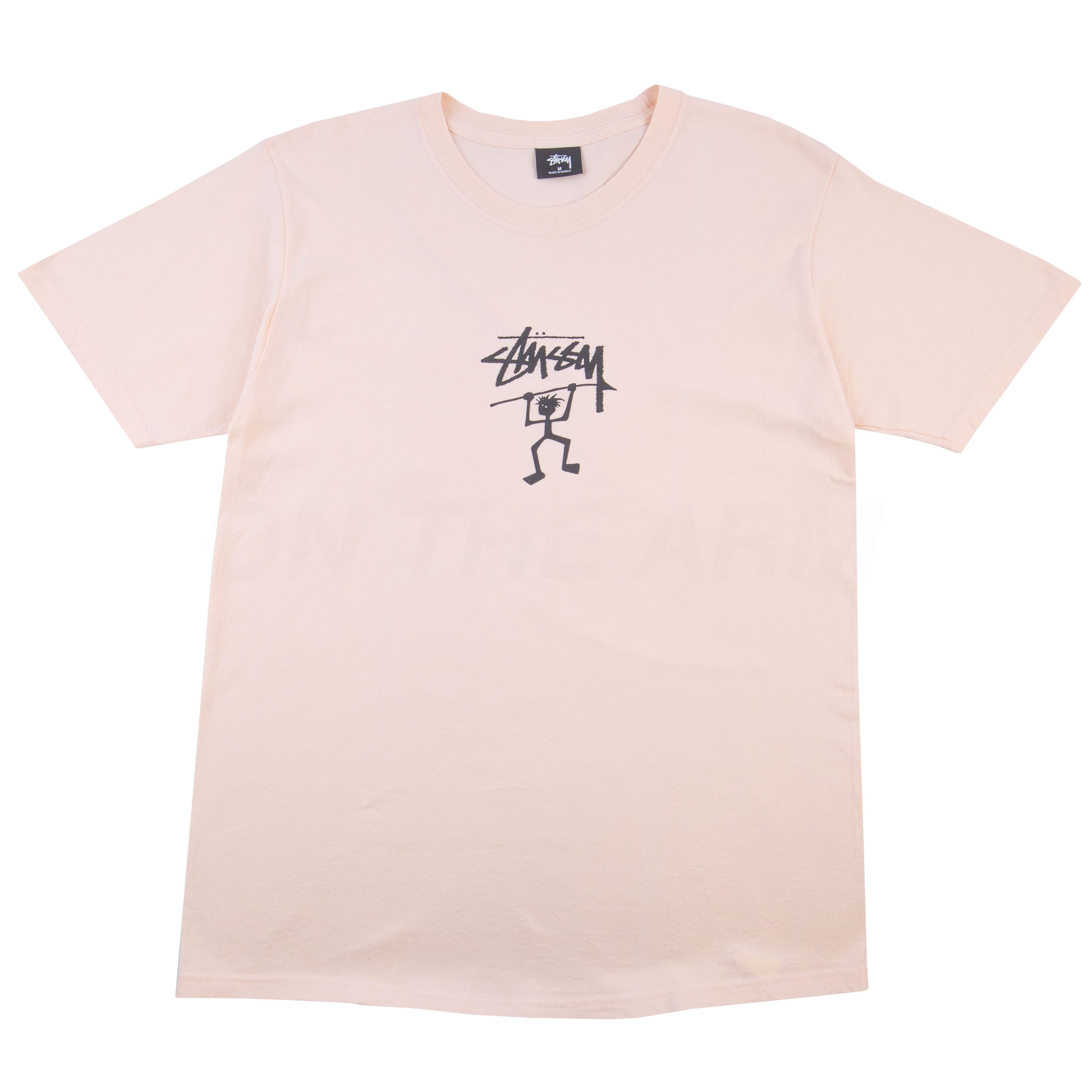 Stussy Light Orange Caveman Tee PRE-OWNED