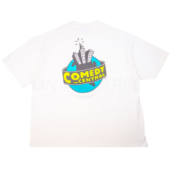 Vintage White Comedy Central Comic Officer Tee (1990's)