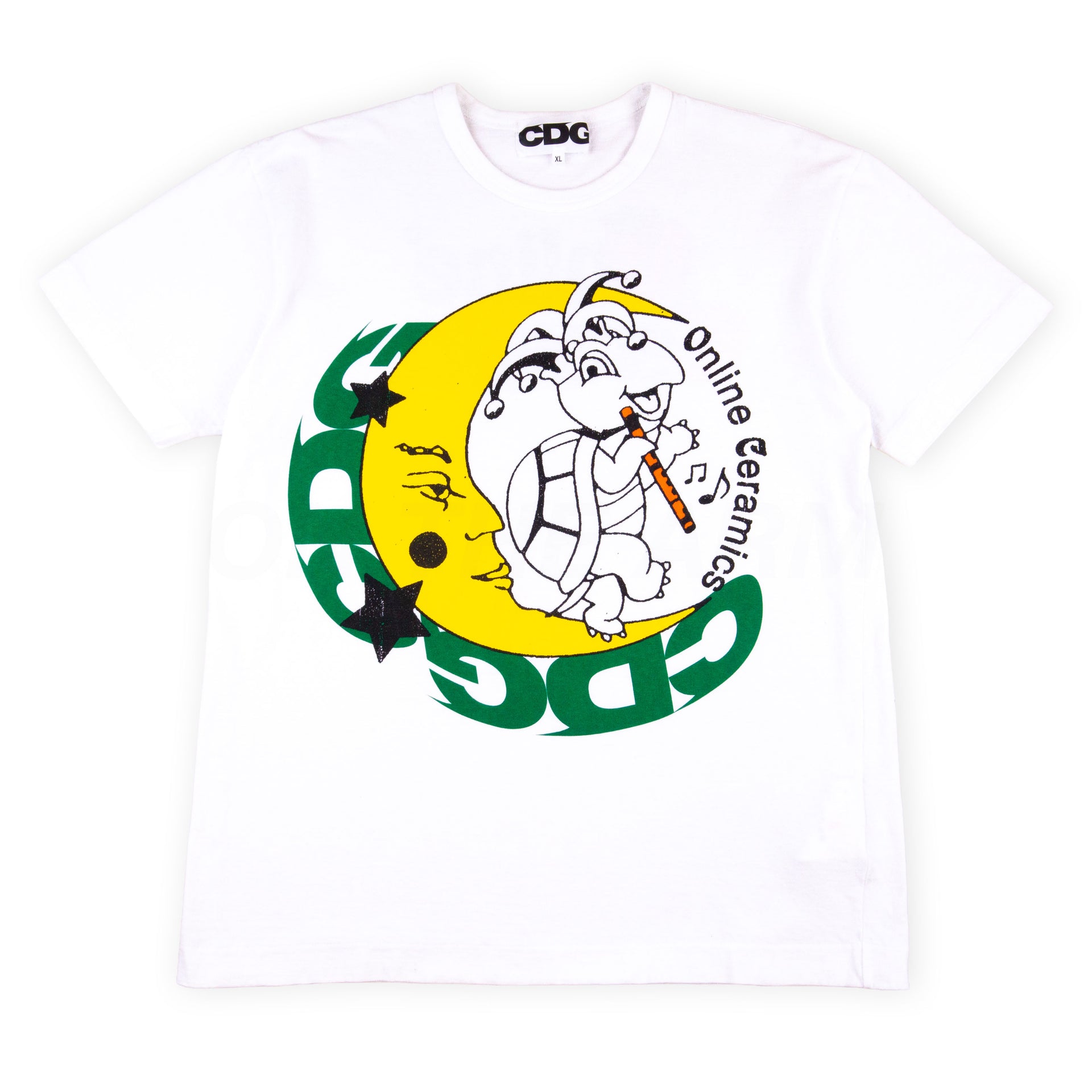 Online Ceramics White CDG Tee PRE-OWNED