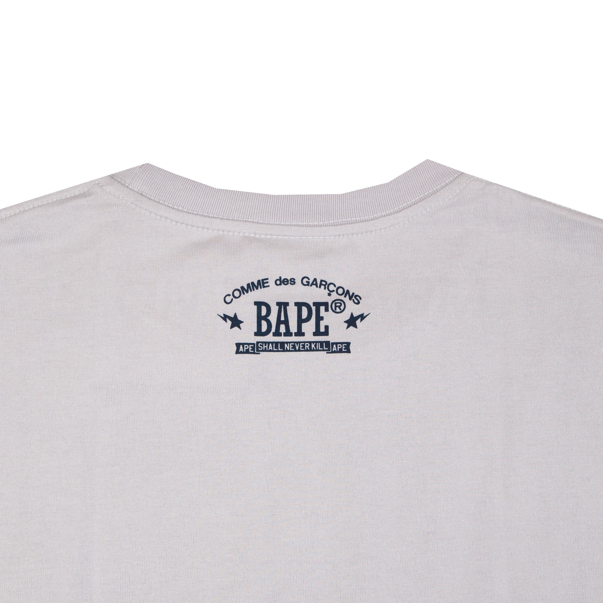 Bape Grey CDG Osaka Exclusive College Tee – On The Arm