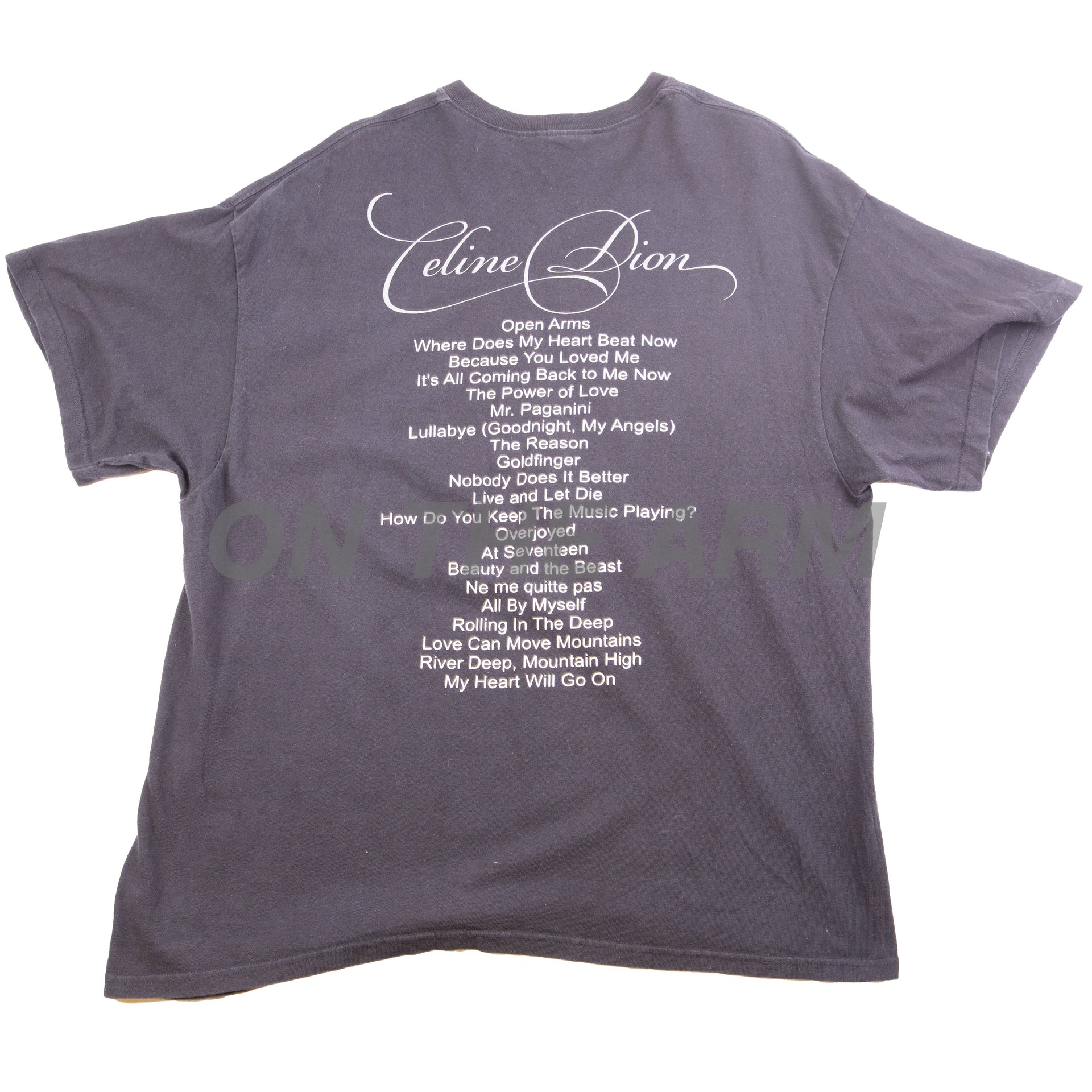 Vintage Black Celine Dion Tee