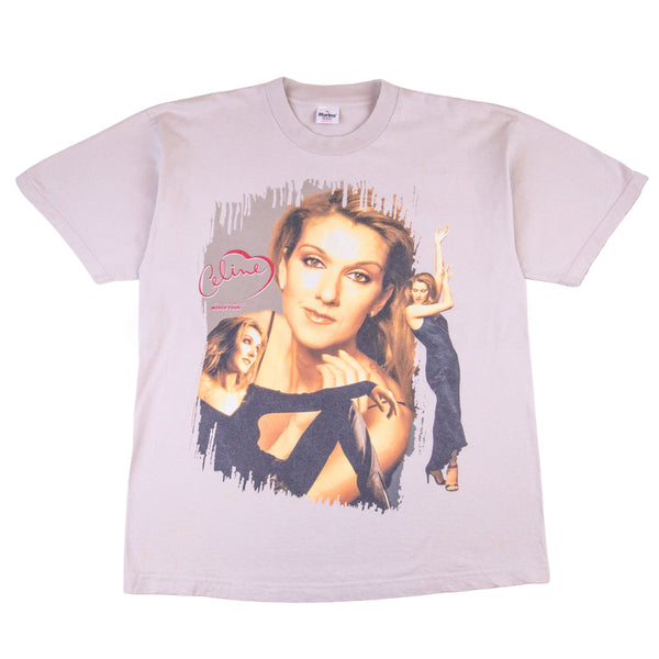 Vintage Light Brown Celine Dion Tour Tee (1999)