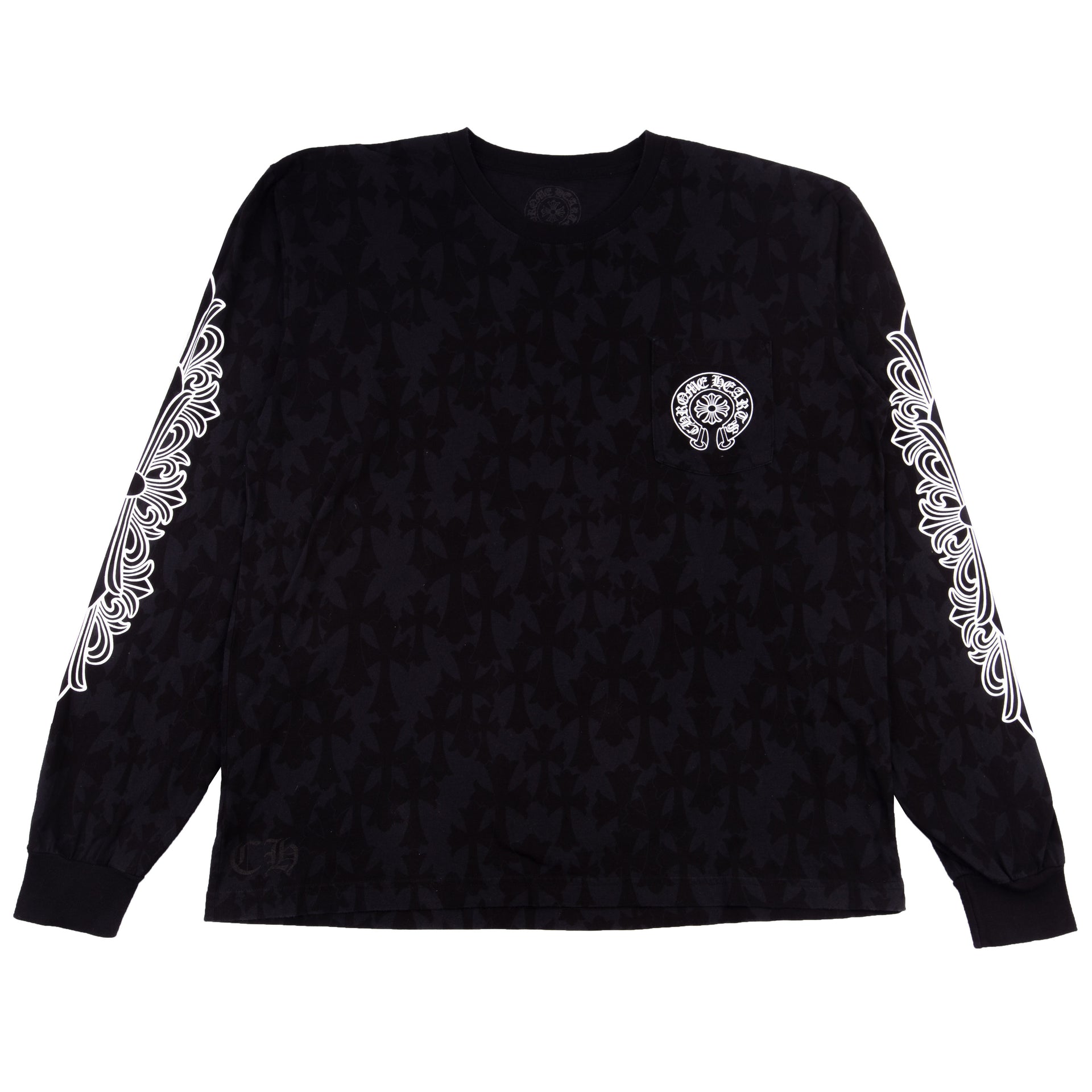 Chrome Hearts Black All Over Cemetary L/S PRE-OWNED