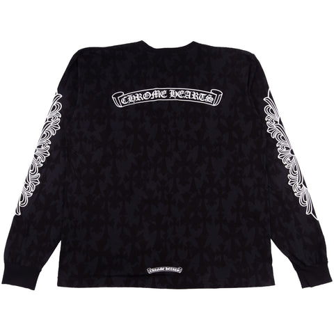 Chrome Hearts Black All Over Cemetary L/S PRE-OWNED