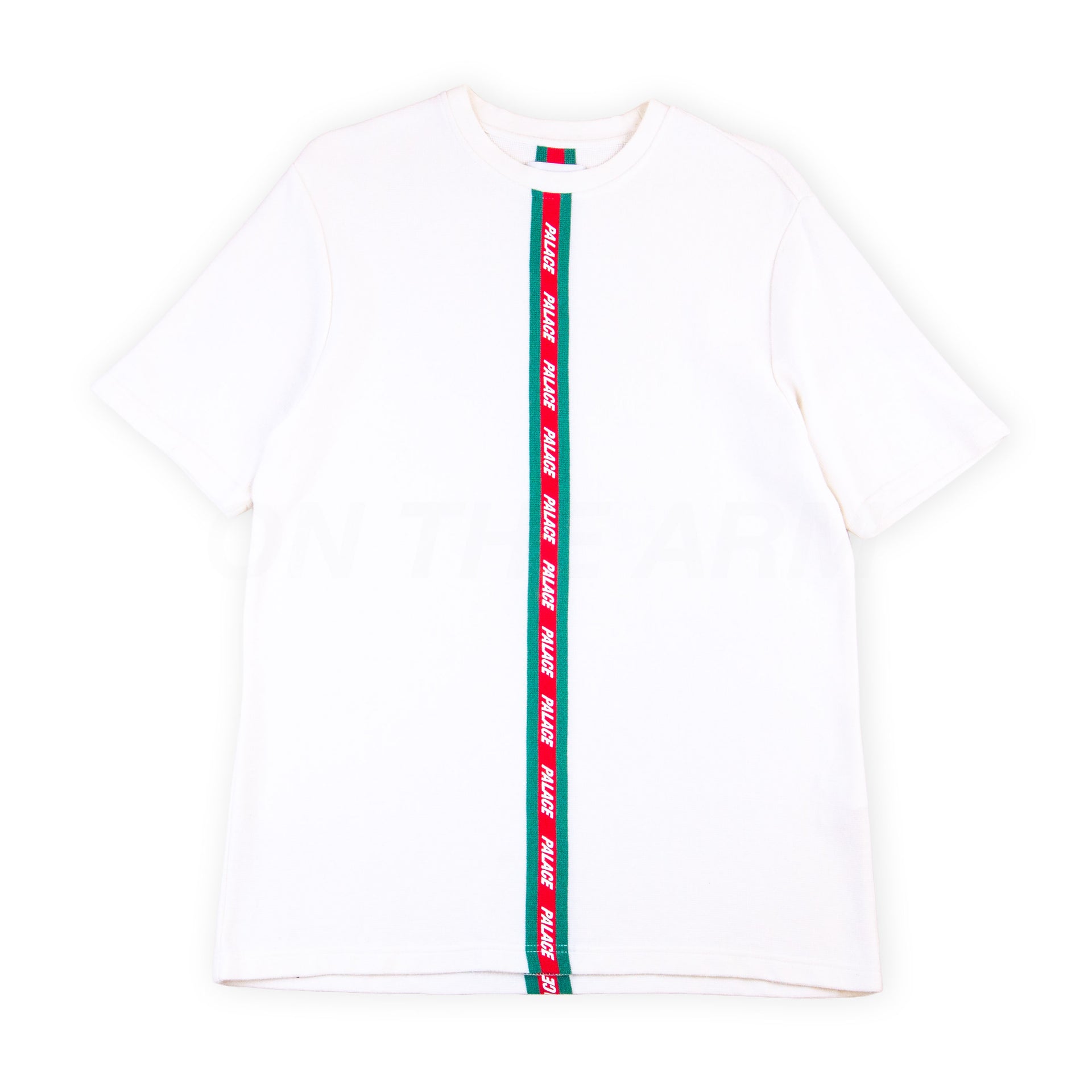 Palace White Center Stripe Tee PRE-OWNED