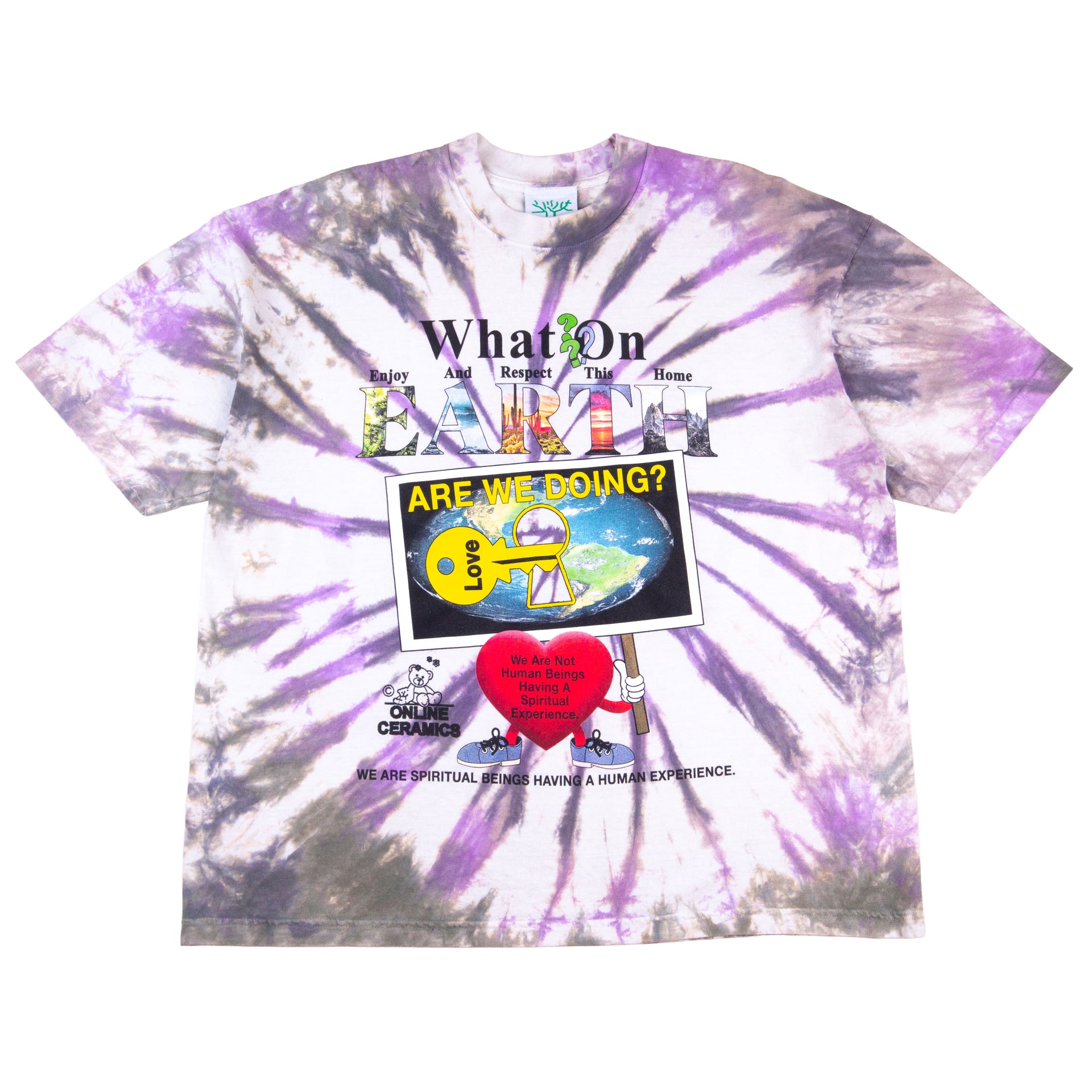 Online Ceramics Tie Dye What On Earth Tee PRE-OWNED