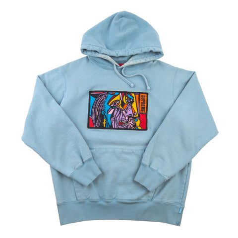 Supreme Blue Chainstitch Hoodie PRE-OWNED
